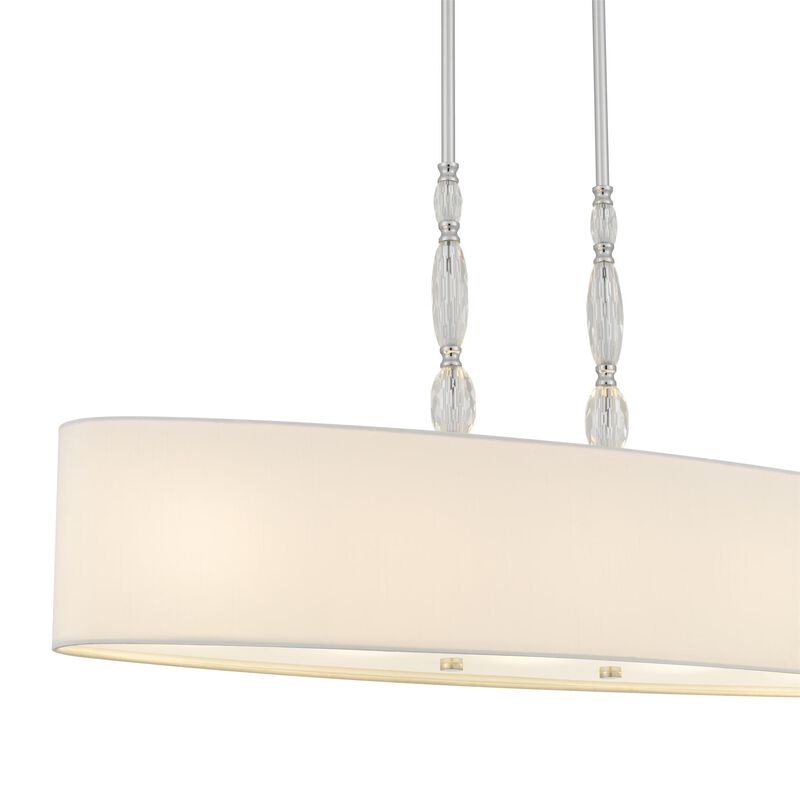Stone 42 Inch Linear Suspension Light by Quoizel
