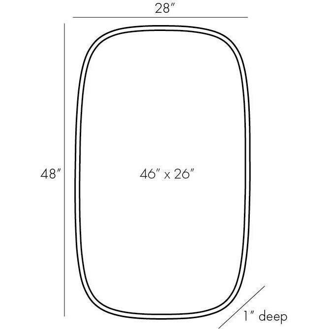 Cut 48 Inch Decorative Mirror by Arteriors Home