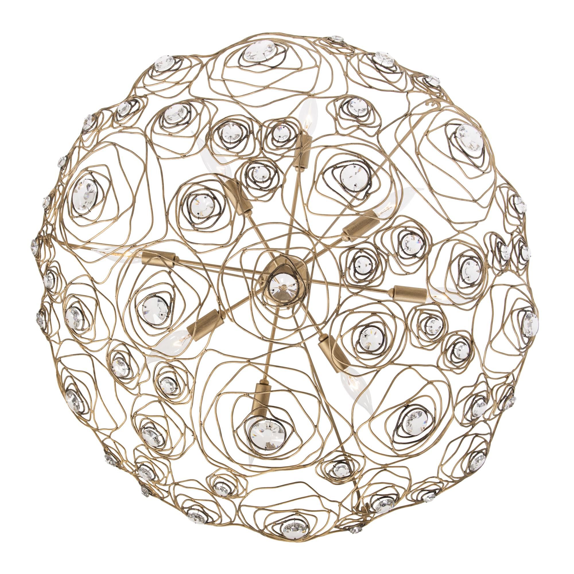 Ethereal Rose Large Pendant by Varaluz