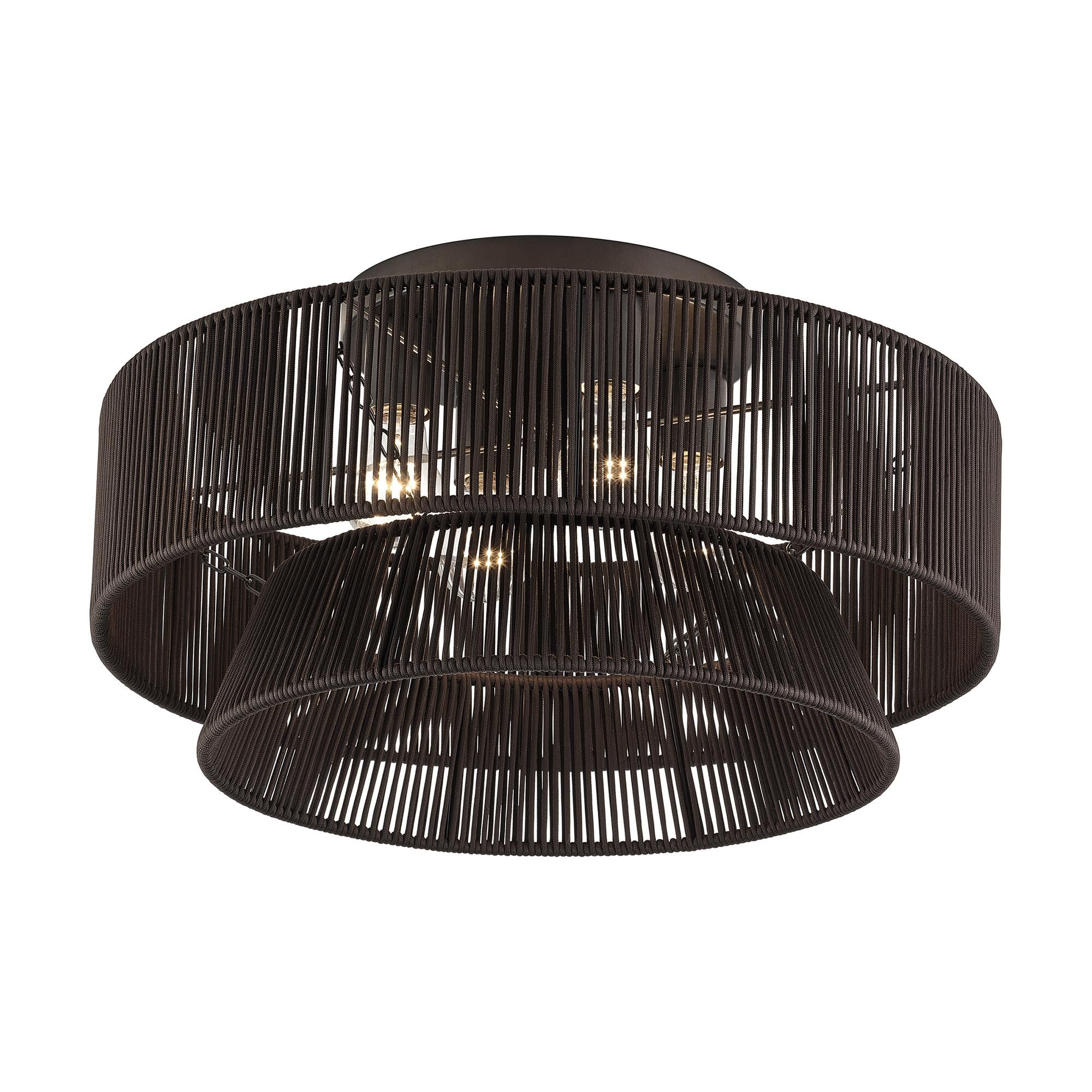 Florell 21 Inch Semi Flush Mount by Livex Lighting