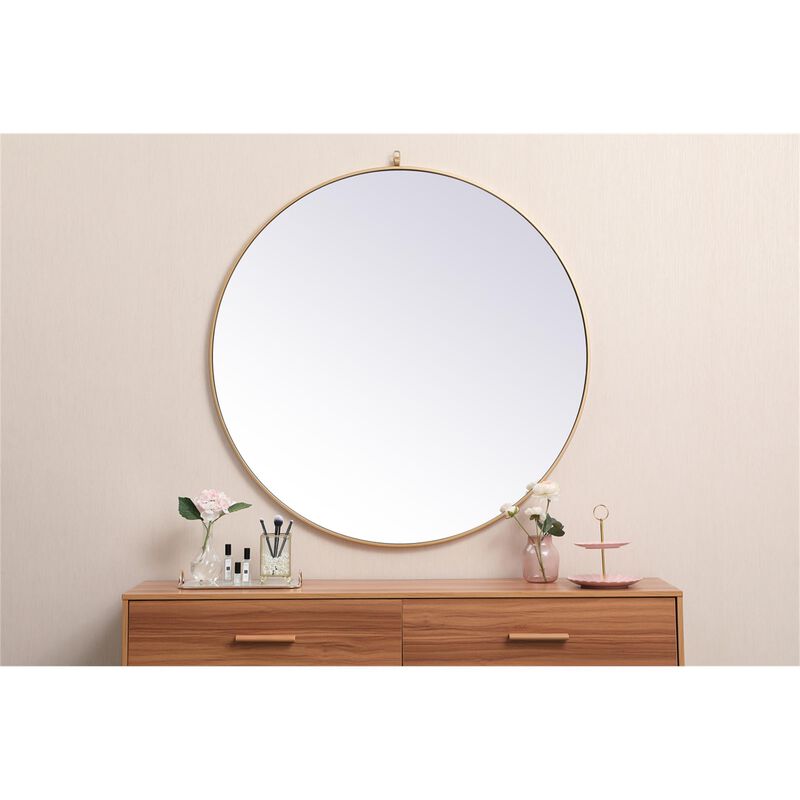 Rowan 45 Inch Decorative Mirror by Elegant Decor