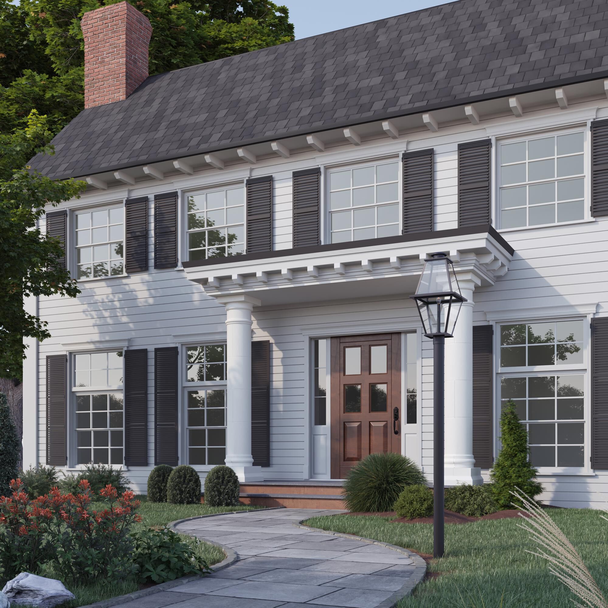 Progress Lighting Bradshaw 25 Inch Tall Outdoor Post Lamp