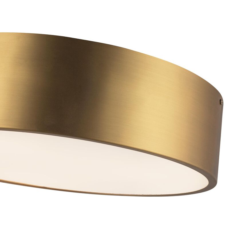 Brisbane 16 Inch 3 Light Flush Mount by Alora Mood