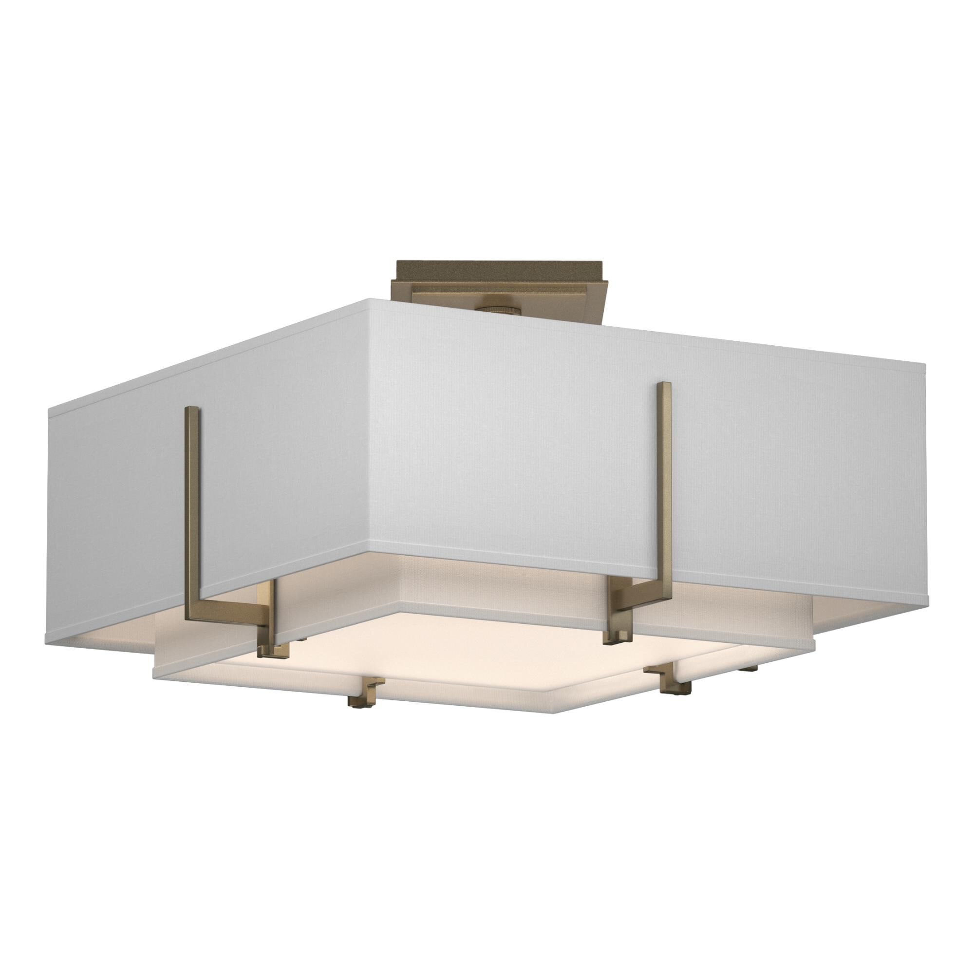 Exos 16 Inch 2 Light Semi Flush Mount by Hubbardton Forge