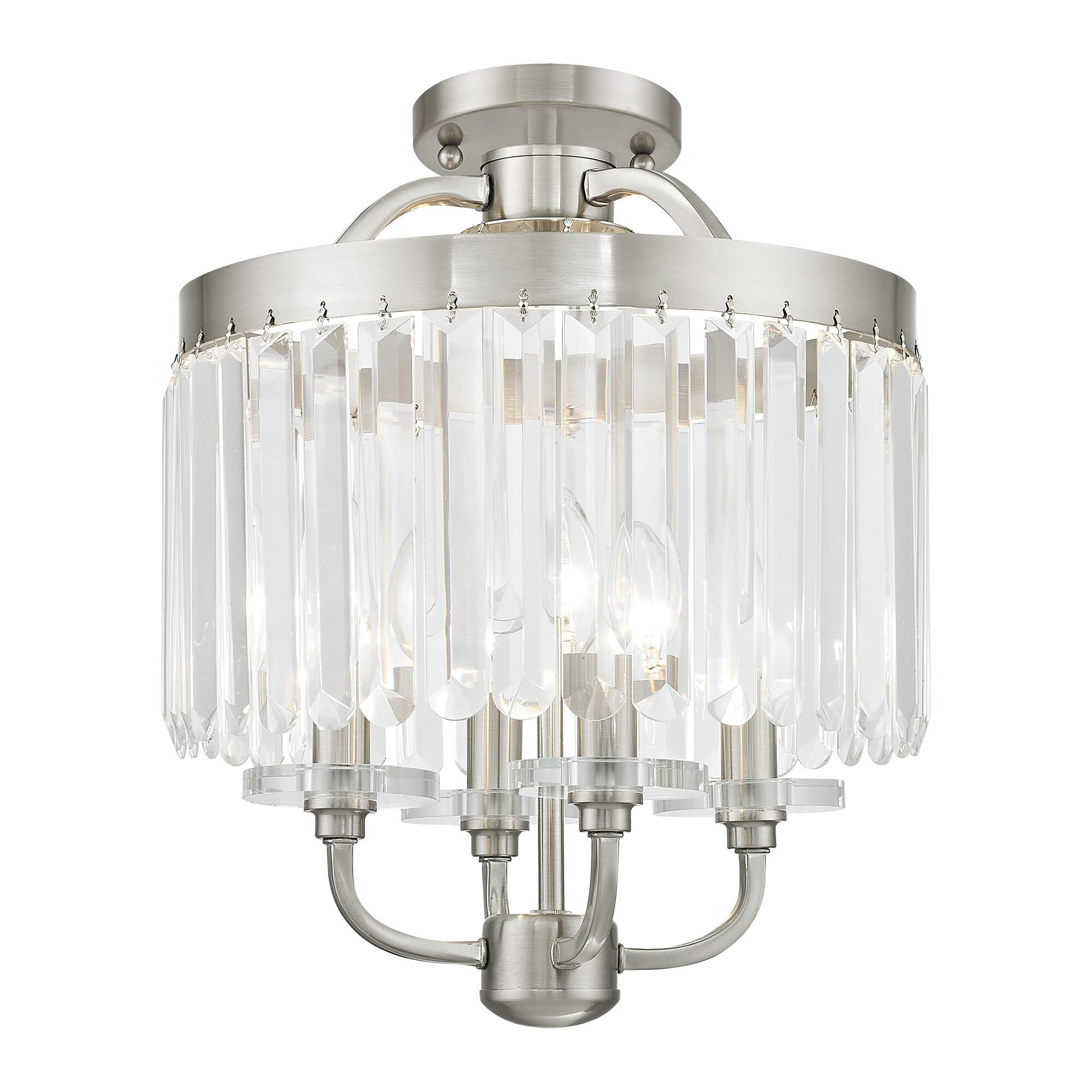 Ashton 13 Inch 4 Light Mini Chandelier by Livex Lighting