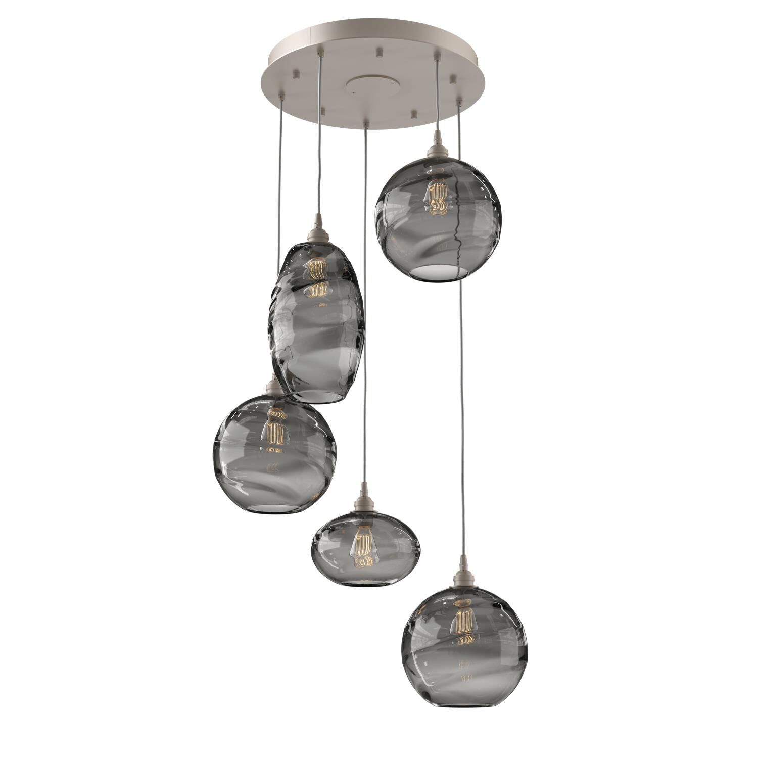 Shown in Metallic Beige Silver finish and Optic Smoke glass