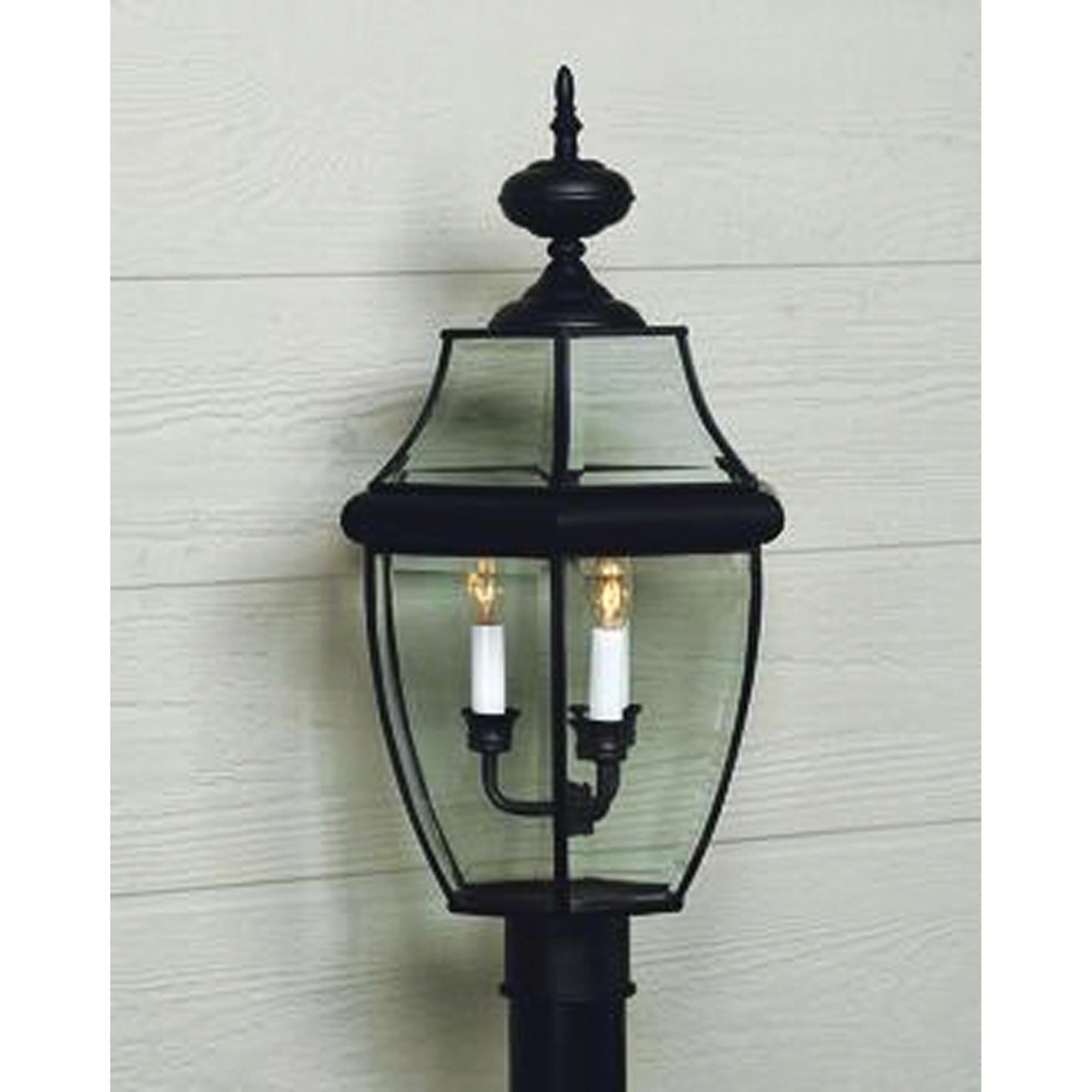 Shown in Mystic Black finish and Clear Beveled glass