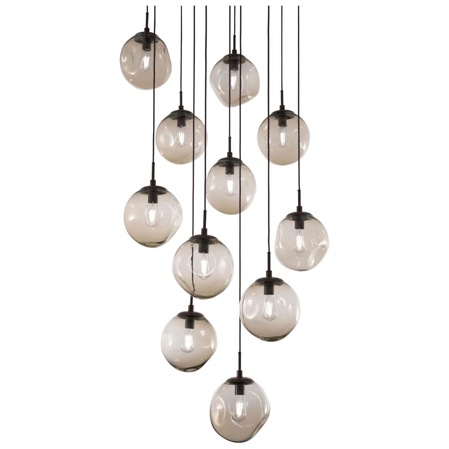 Levi Wilson Nebula 37 Inch 11 Light Multi Light Pendant by Hammerton Studio
