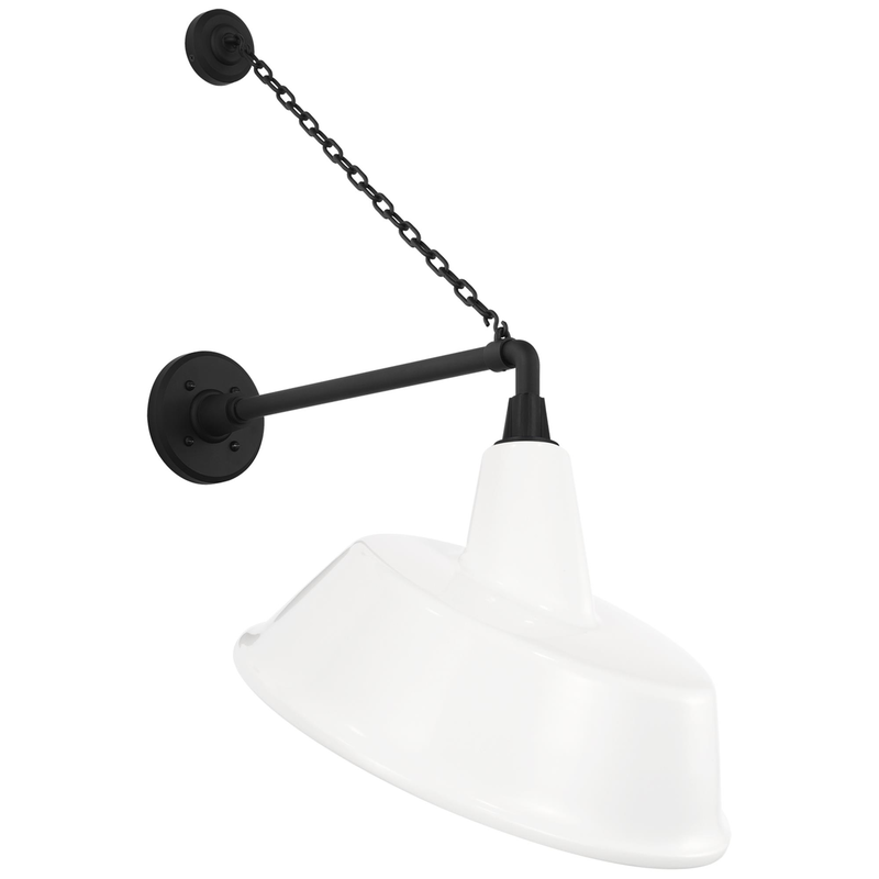 Thomas O'Brien Academy Barn Light 32 Inch Outdoor Wall Light by Visual Comfort Signature Collection