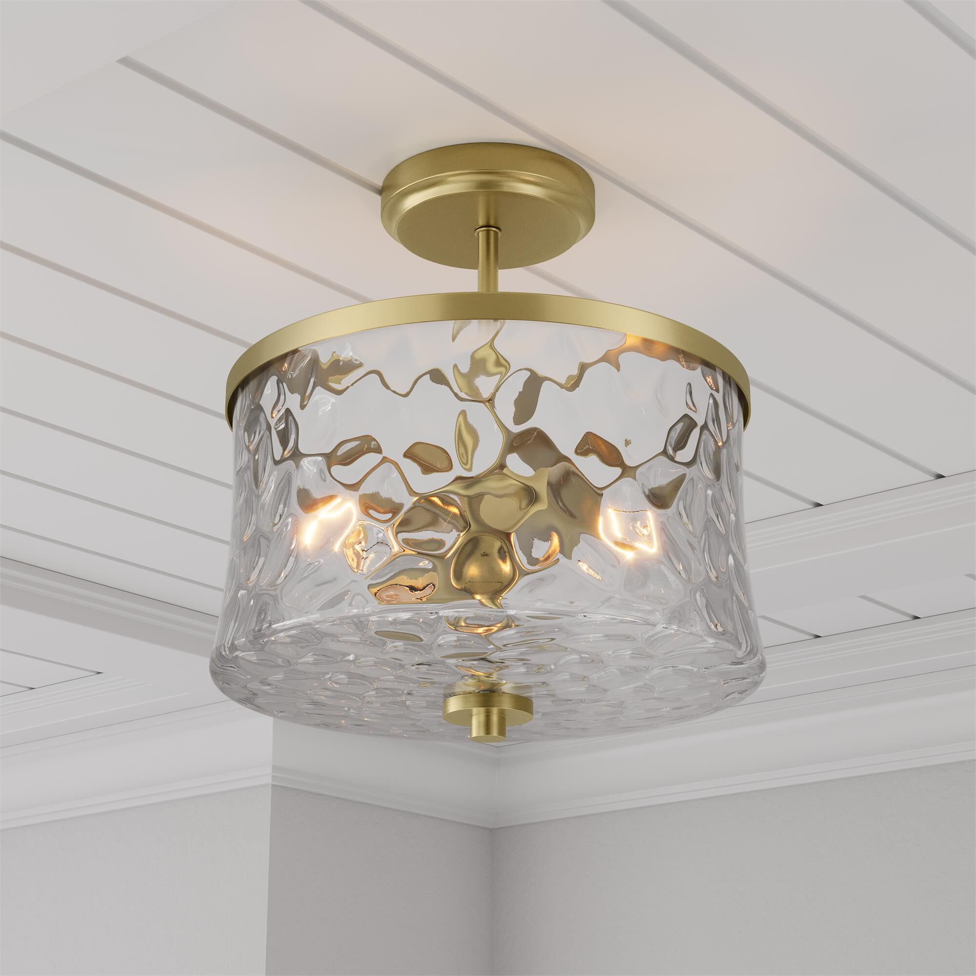 Clarvyn 12 Inch Semi Flush Mount by Millennium Lighting