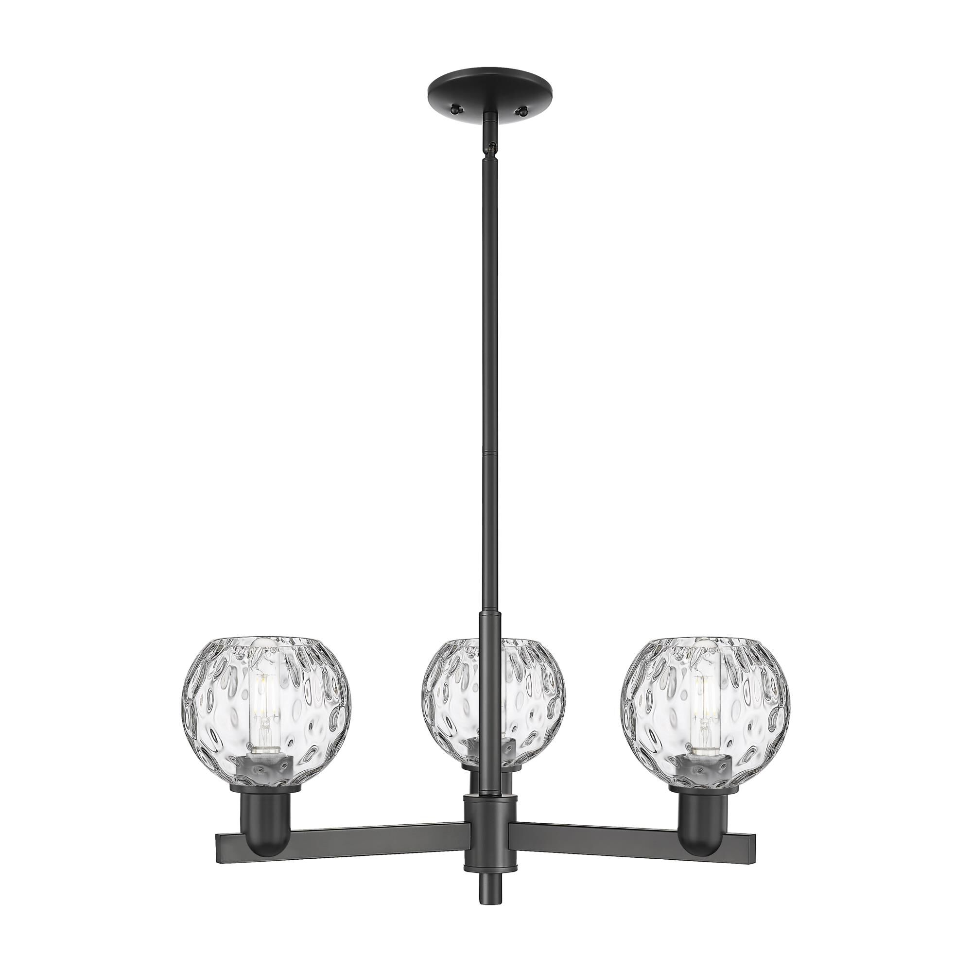 Shown in Matte Black finish and Clear Water glass