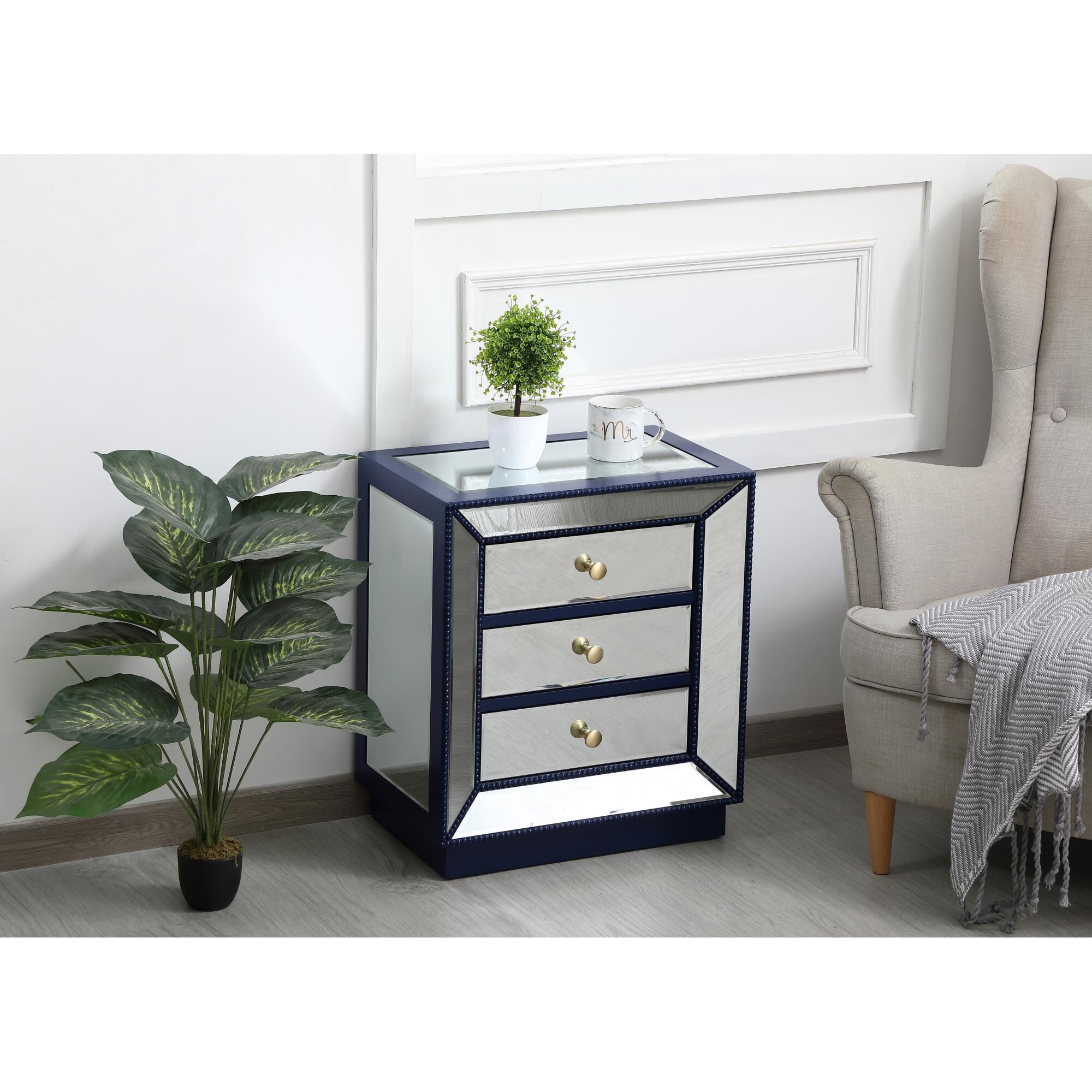 Remi End Table by Elegant Decor