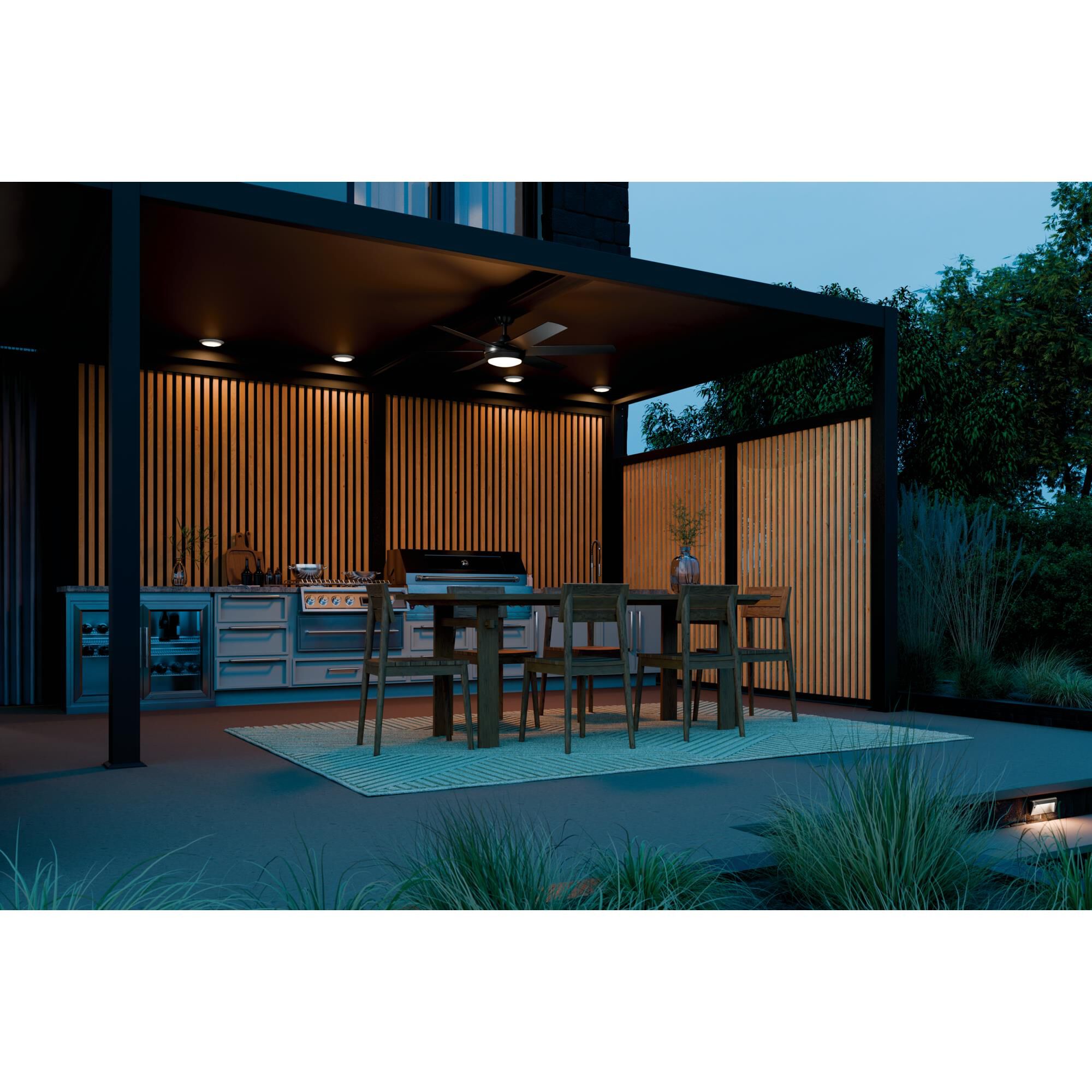 Shown in Satin Black finish and Satin Etched Cased Opal glass