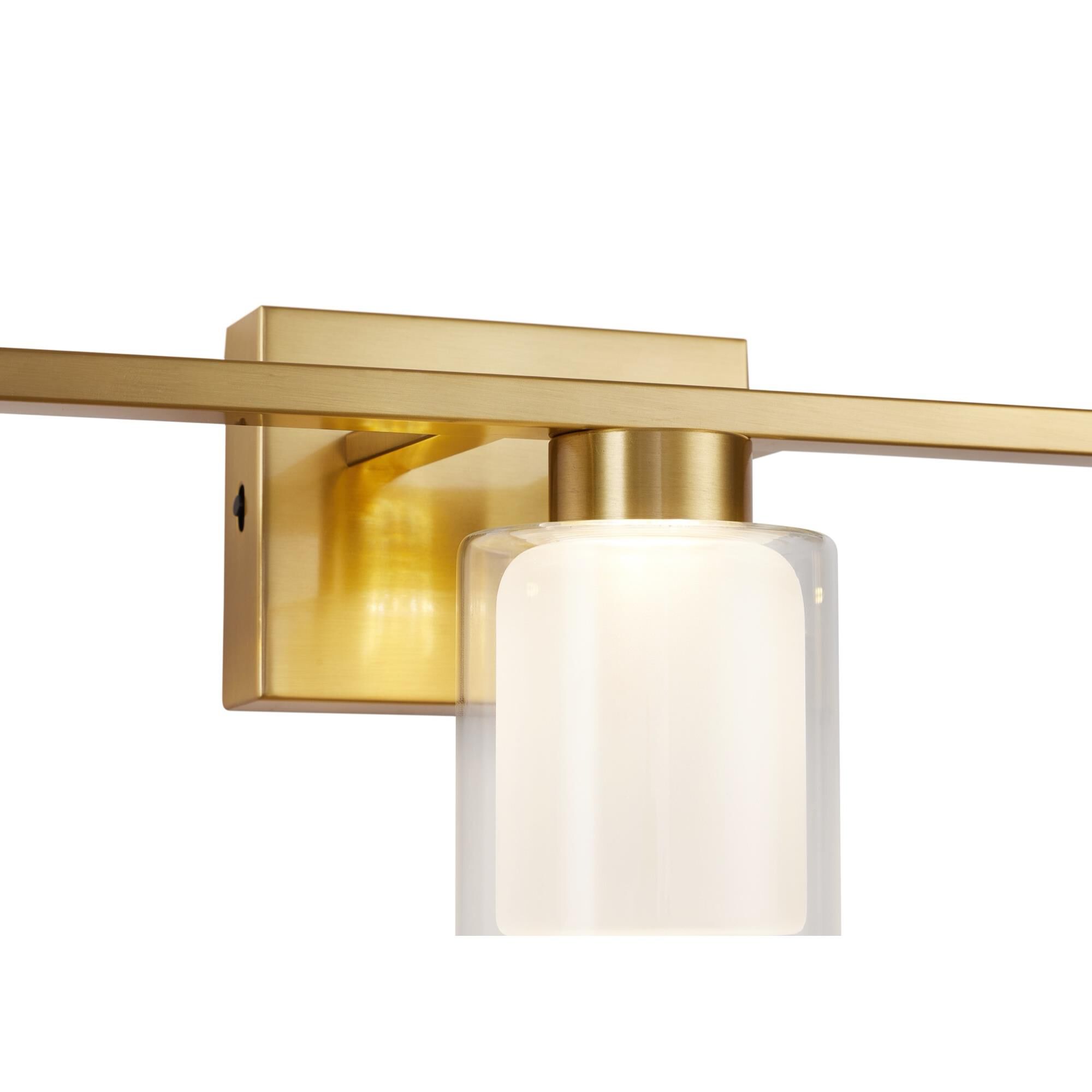 Shown in Brass finish and Glass shade