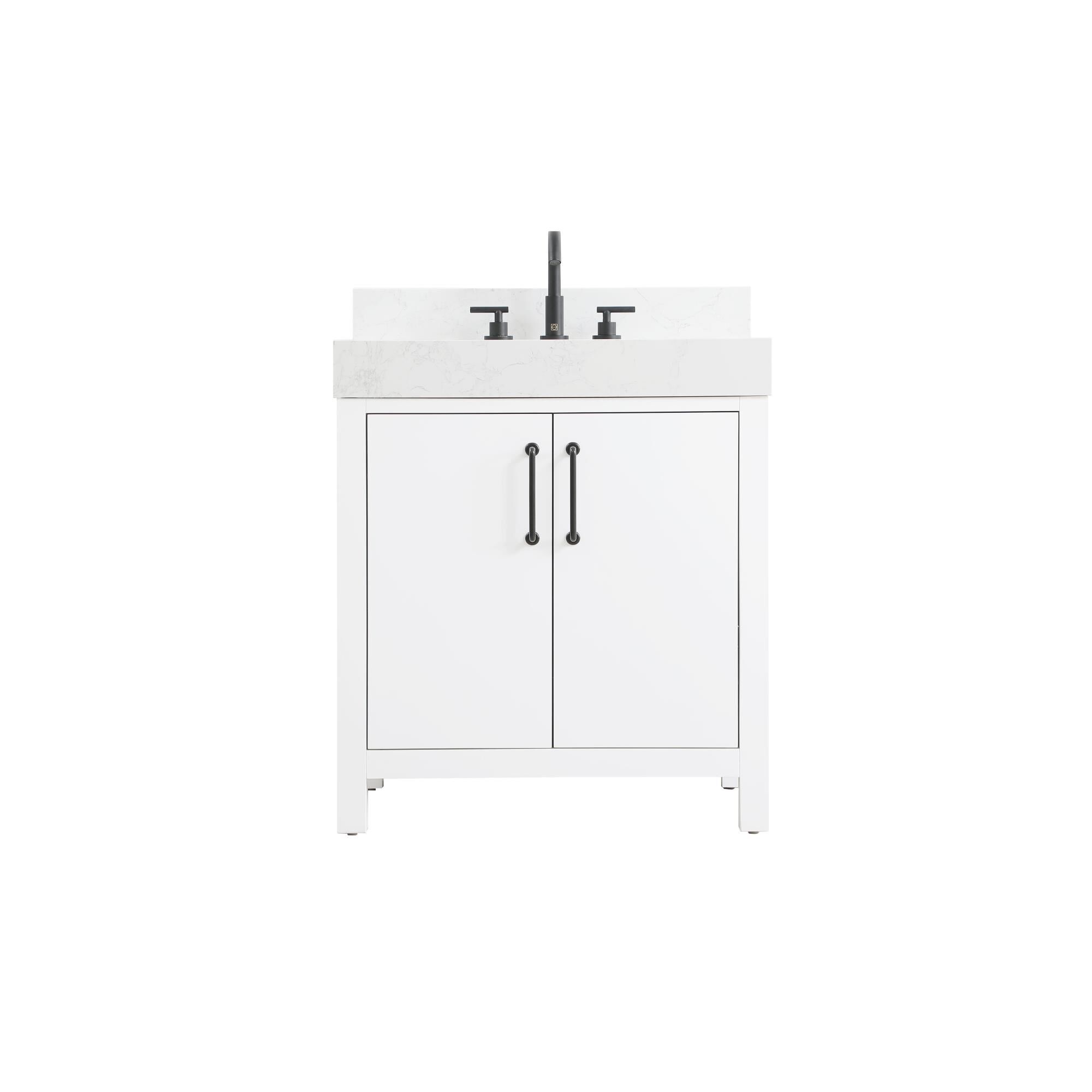 Shown in White finish