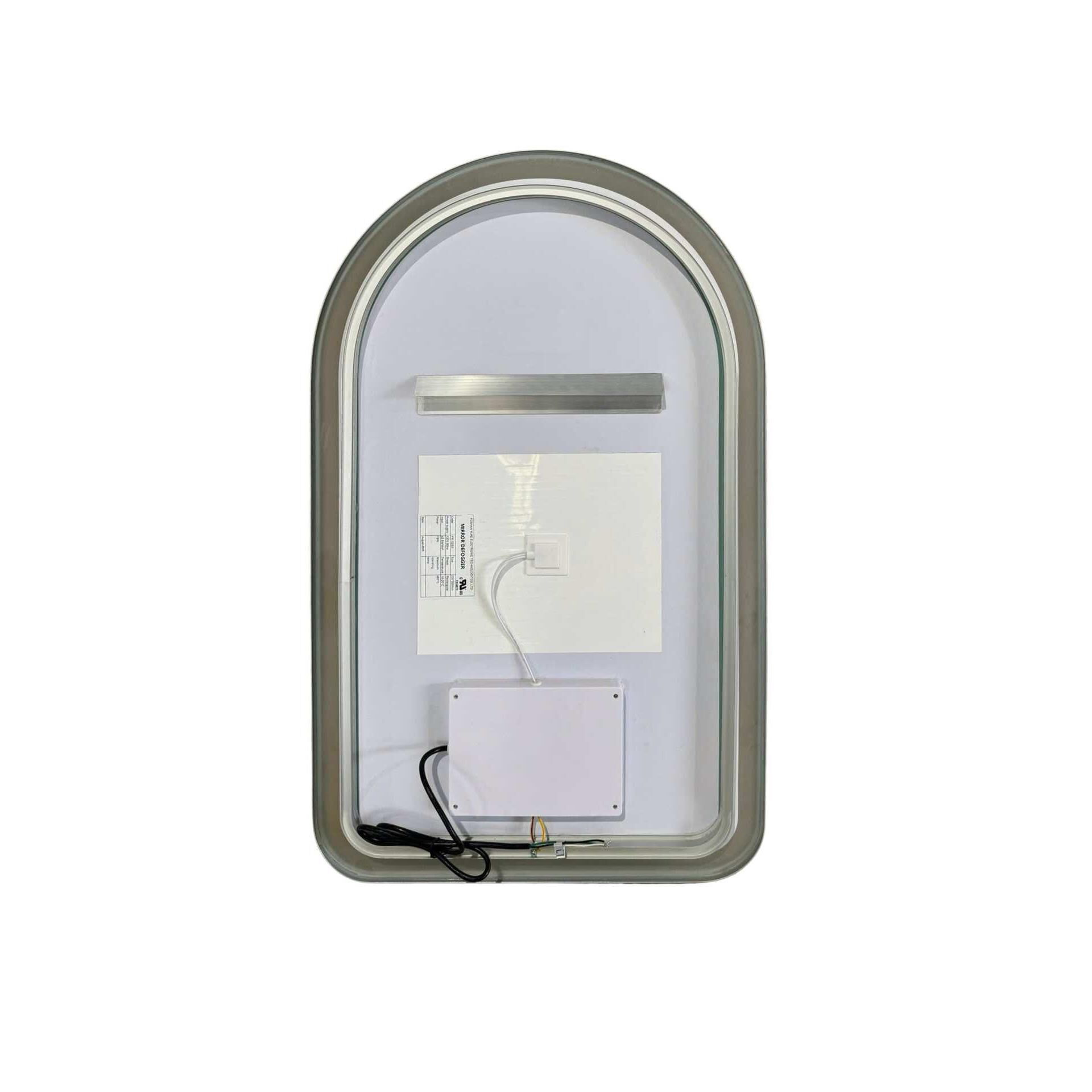 Harmoni 36 Inch Arched LED Lighted Mirror by Elegant Decor