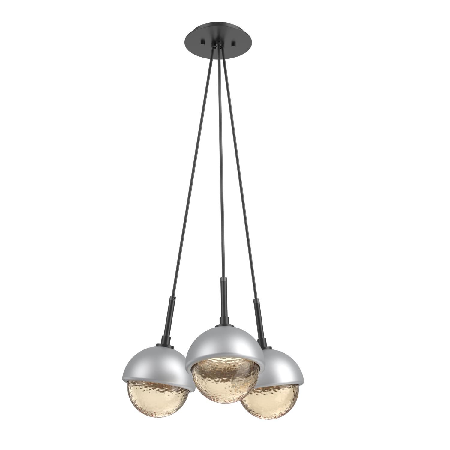 Levi Wilson Cabochon 13 Inch Multi Pendant Light by Hammerton Studio