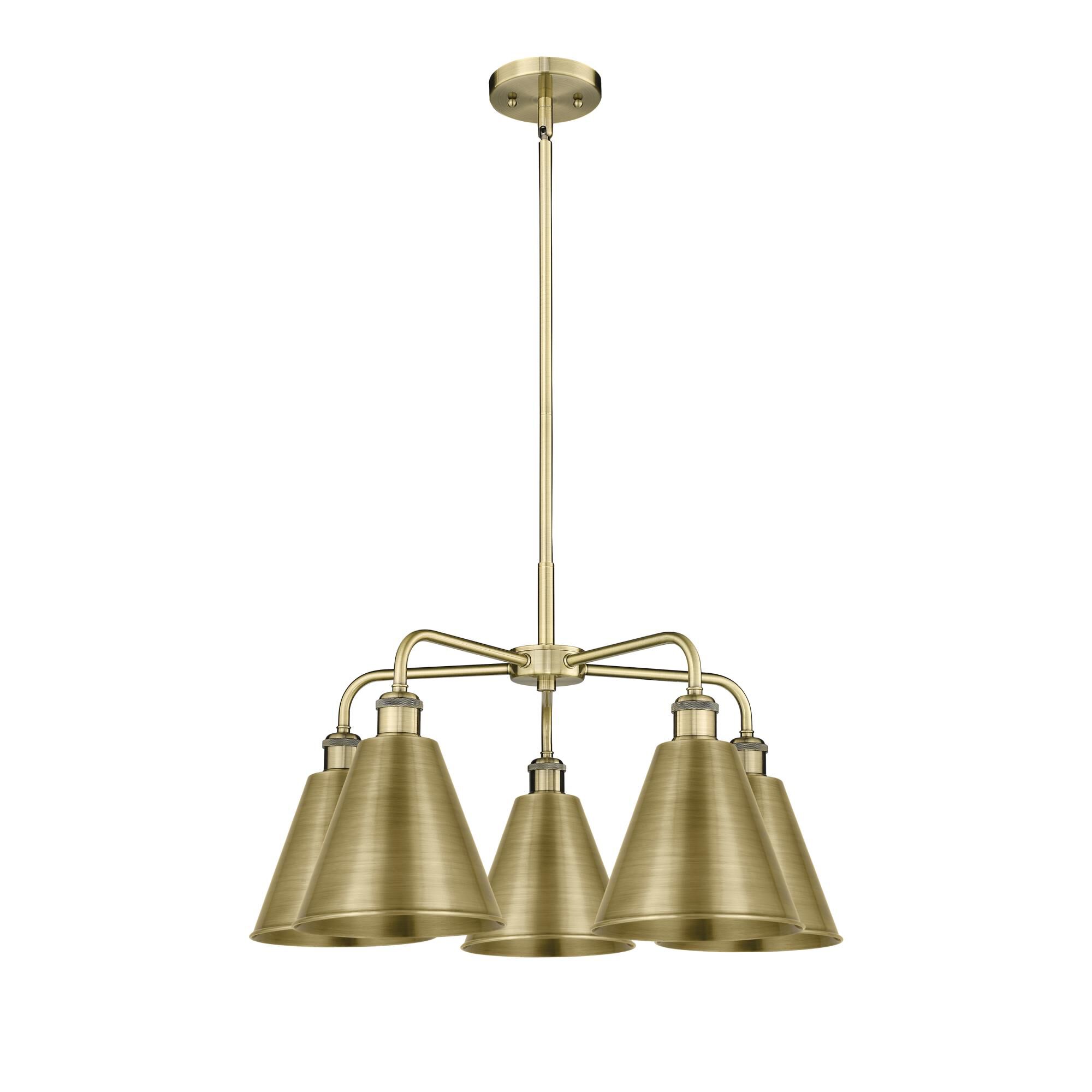 Bruno Marashlian Ballston Cone 26 Inch Chandelier by Innovations Lighting
