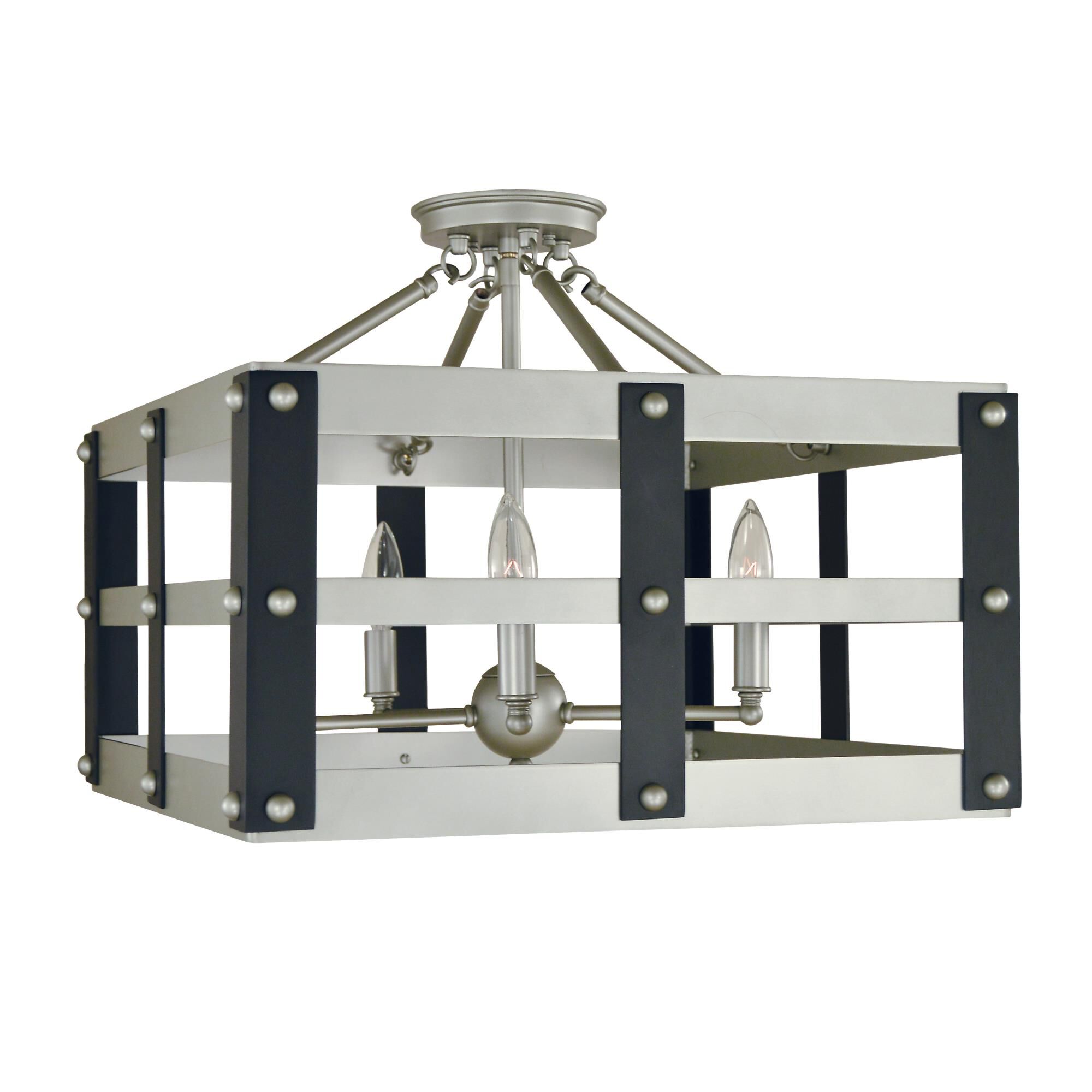 Metro Artisan 18 Inch 5 Light Semi Flush Mount by Framburg
