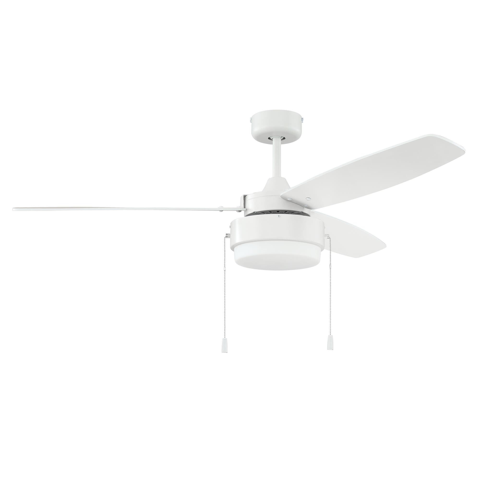 Shown in White finish and White Opal glass