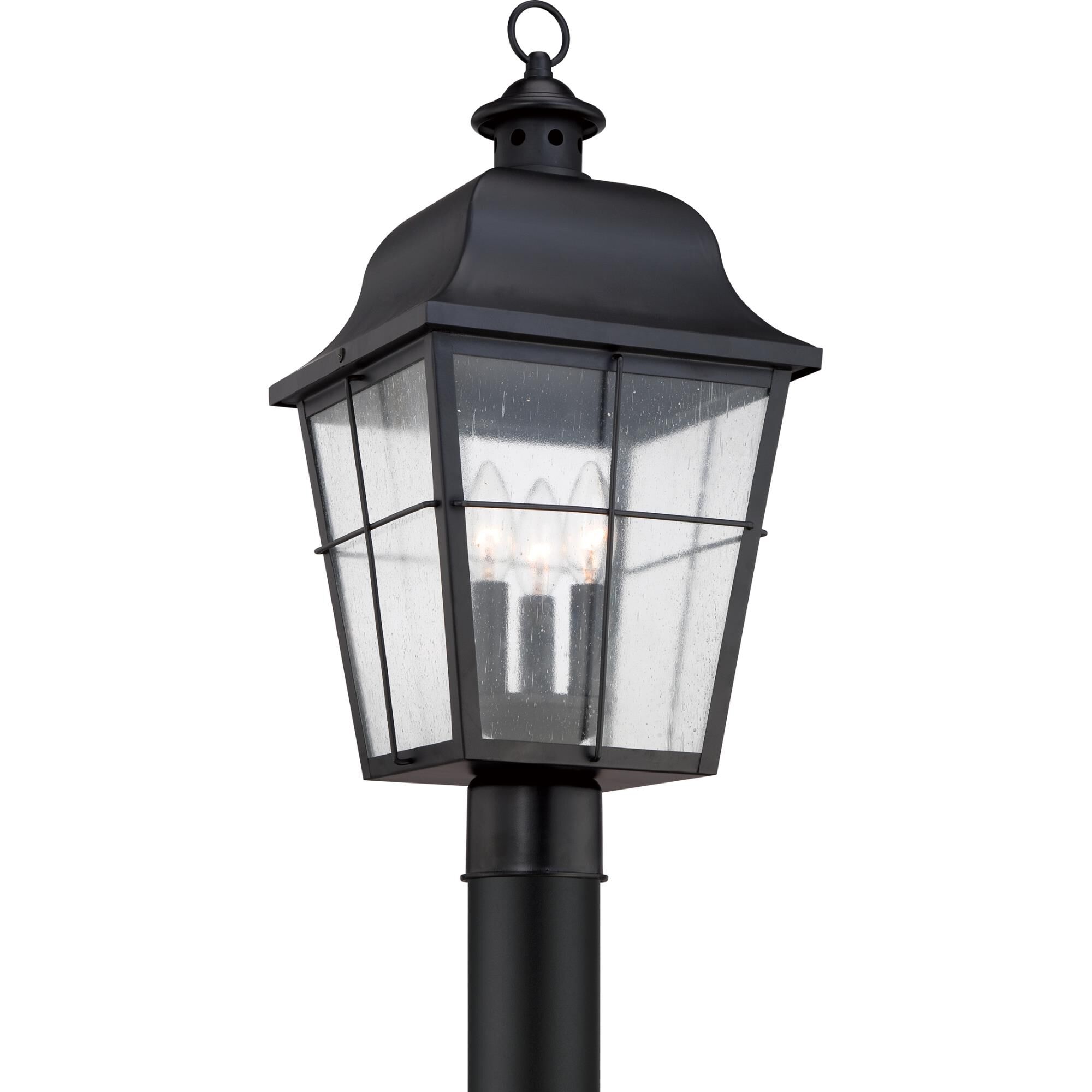Millhouse 21 Inch Tall 3 Light Outdoor Post Lamp by Quoizel