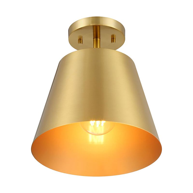 10 Inch Semi Flush Mount by Meridian Lighting