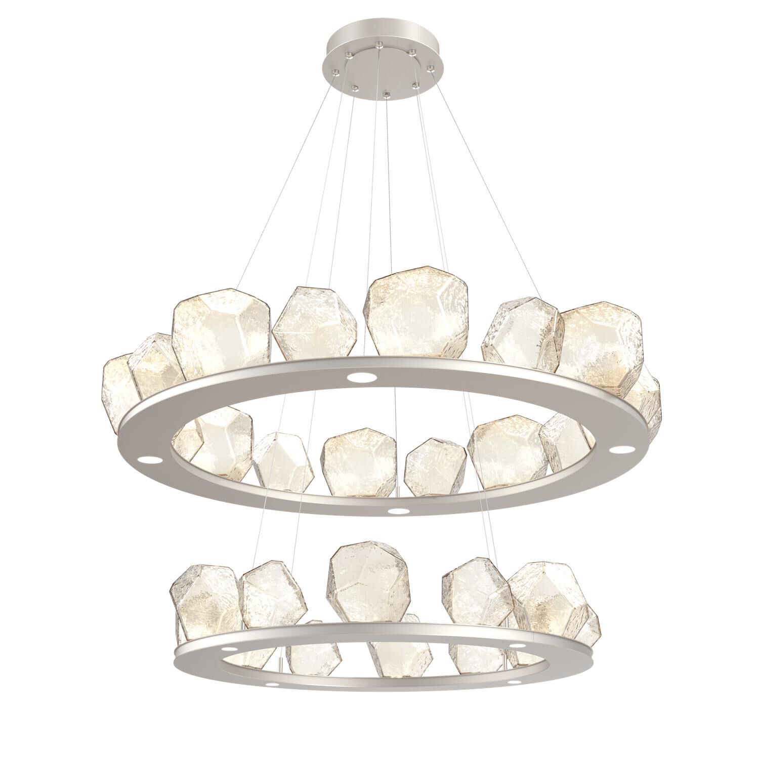 Gem 48 Inch 36 Light LED Chandelier by Hammerton Studio