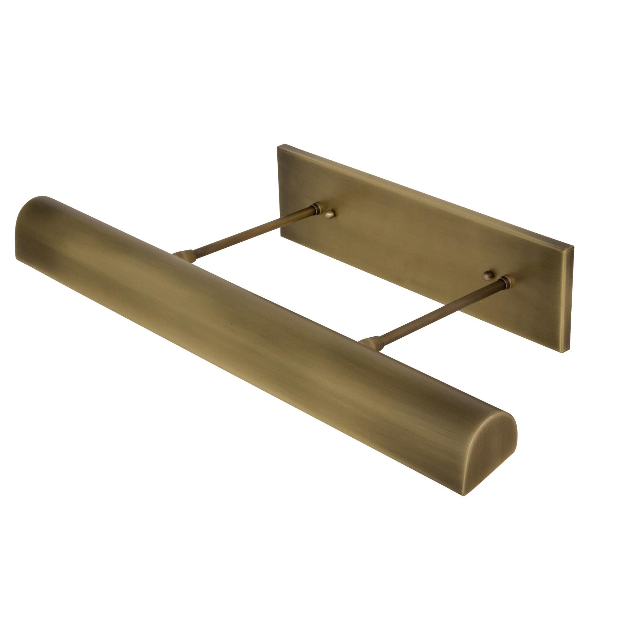 Shown in Antique Brass finish and Metal shade