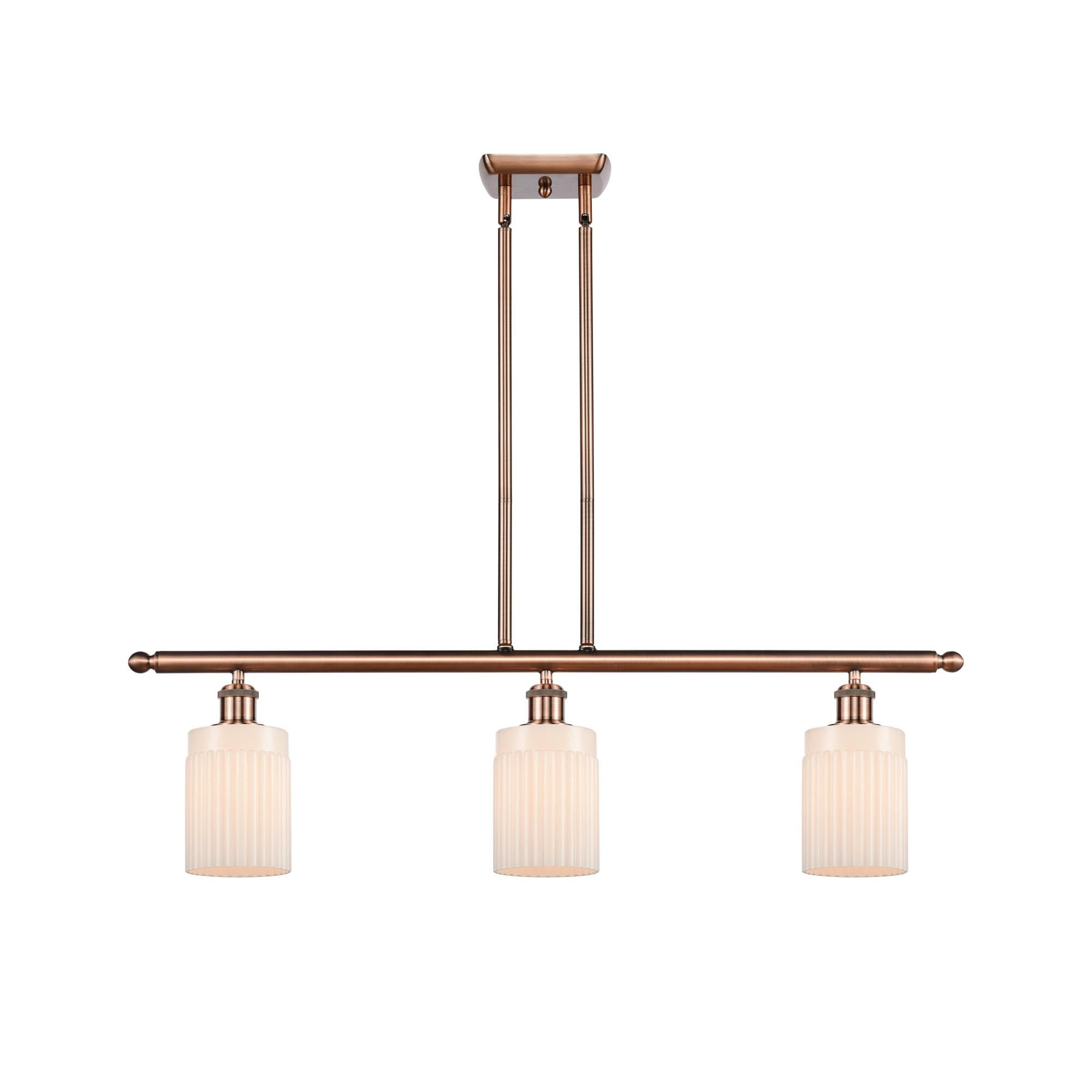 Shown in Antique Copper finish and Drum glass and Glass shade