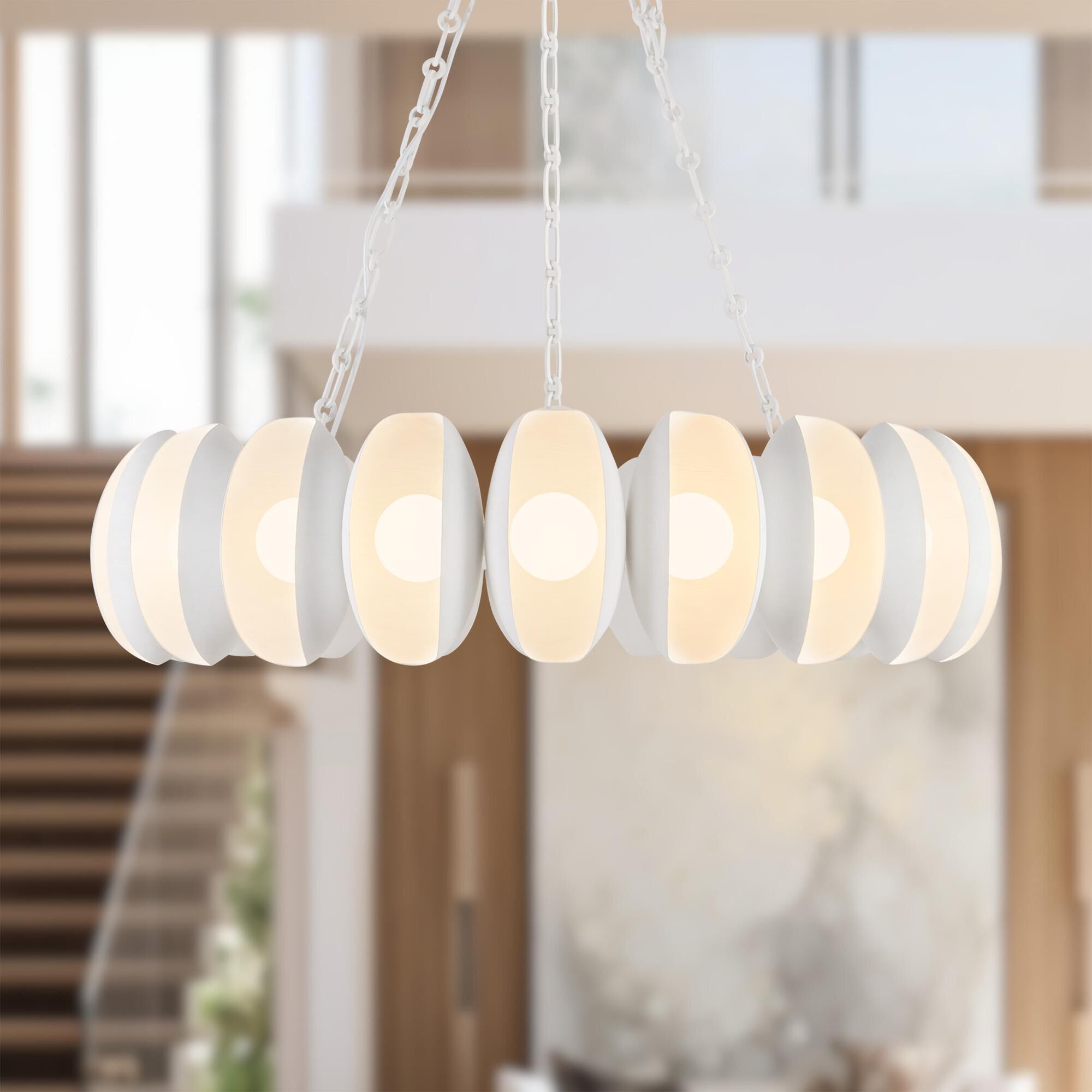 Haejung Roe Cortez 37 Inch Chandelier by Alora Lighting