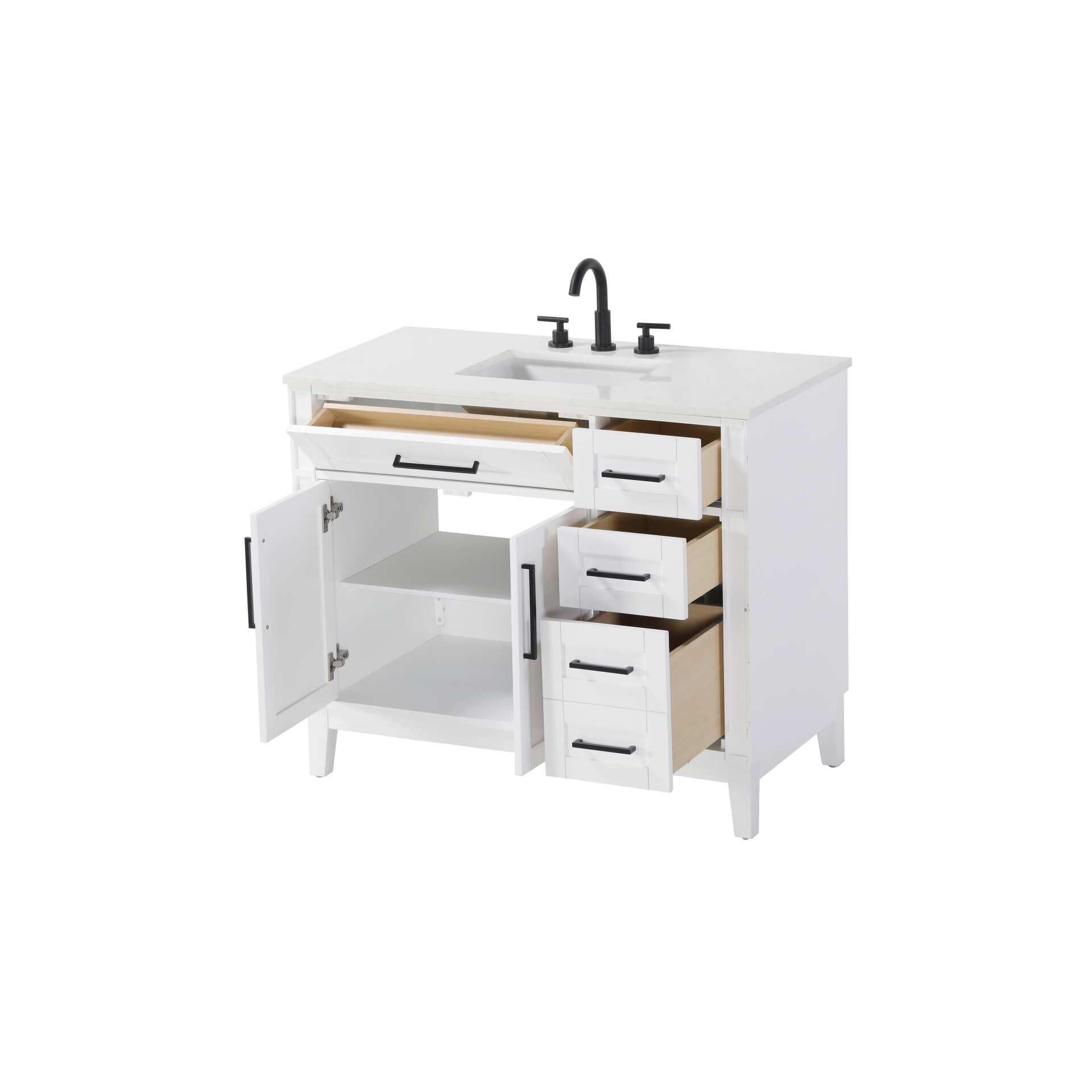 Virginia 42 Inch Bath Vanity by Elegant Decor