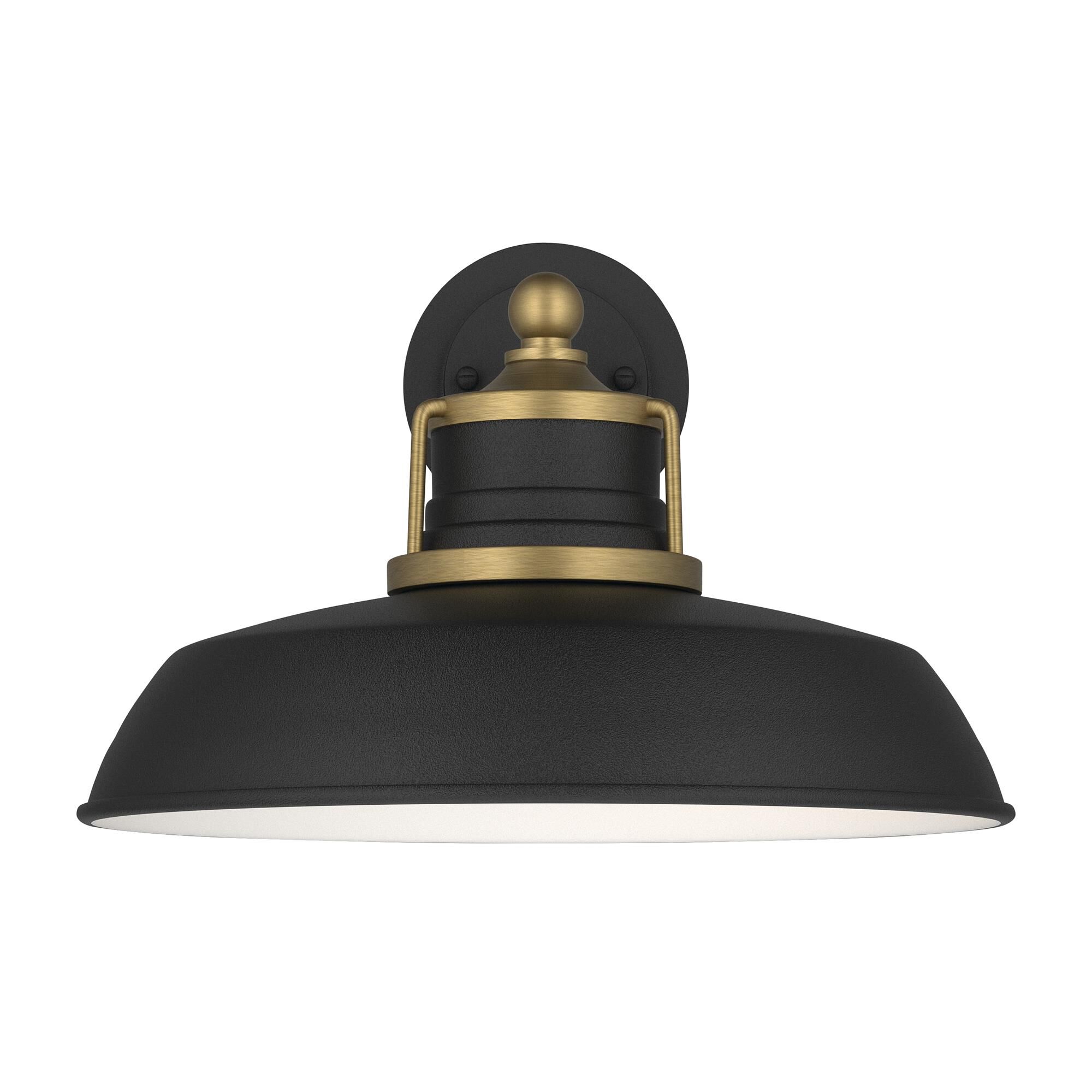 Shown in Natural Brass finish and Metal shade