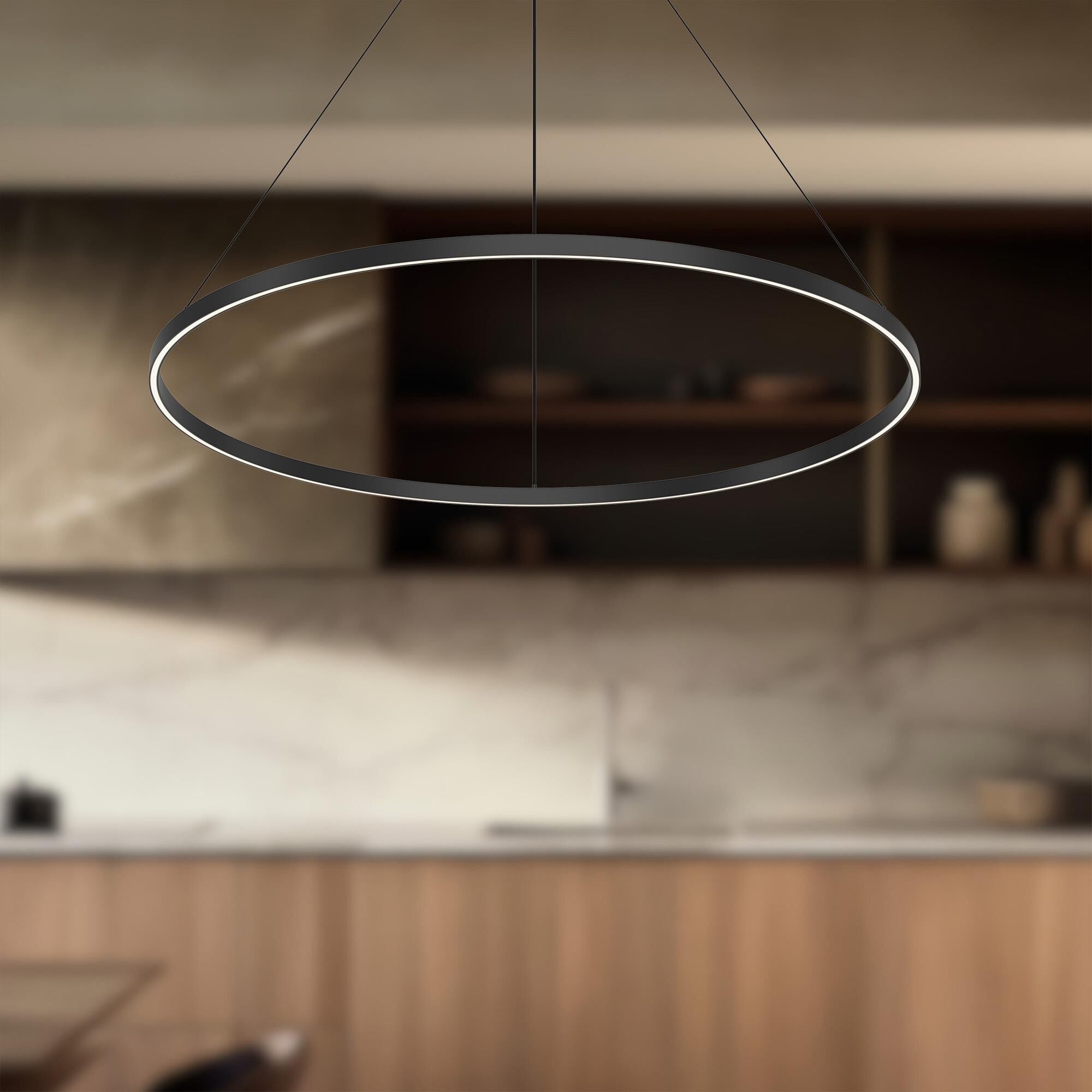 Cerchio 47 Inch Large Pendant by Kuzco Lighting