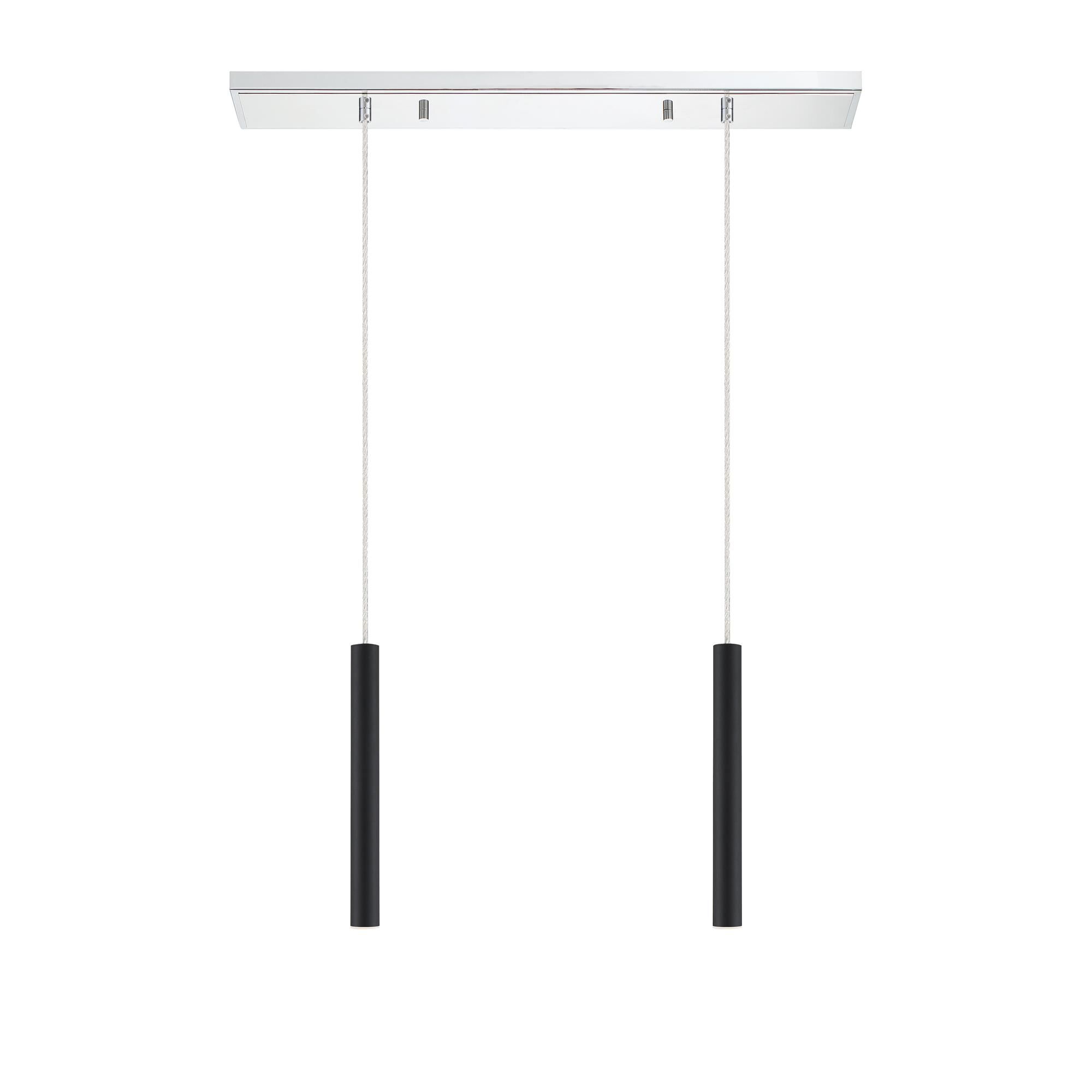 Shown in Chrome finish and Steel glass and Steel shade