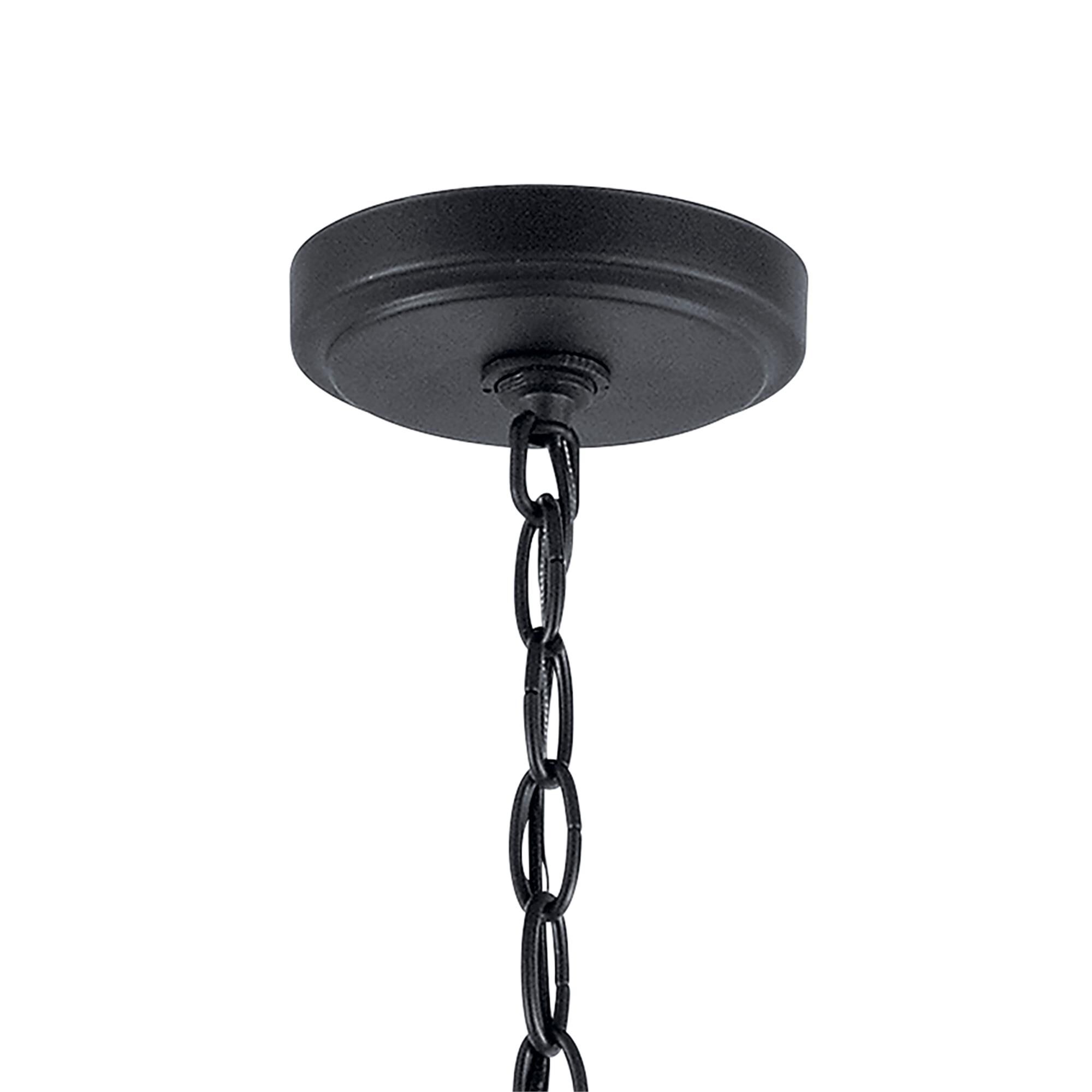 Shown in Black finish and Clear Seeded glass
