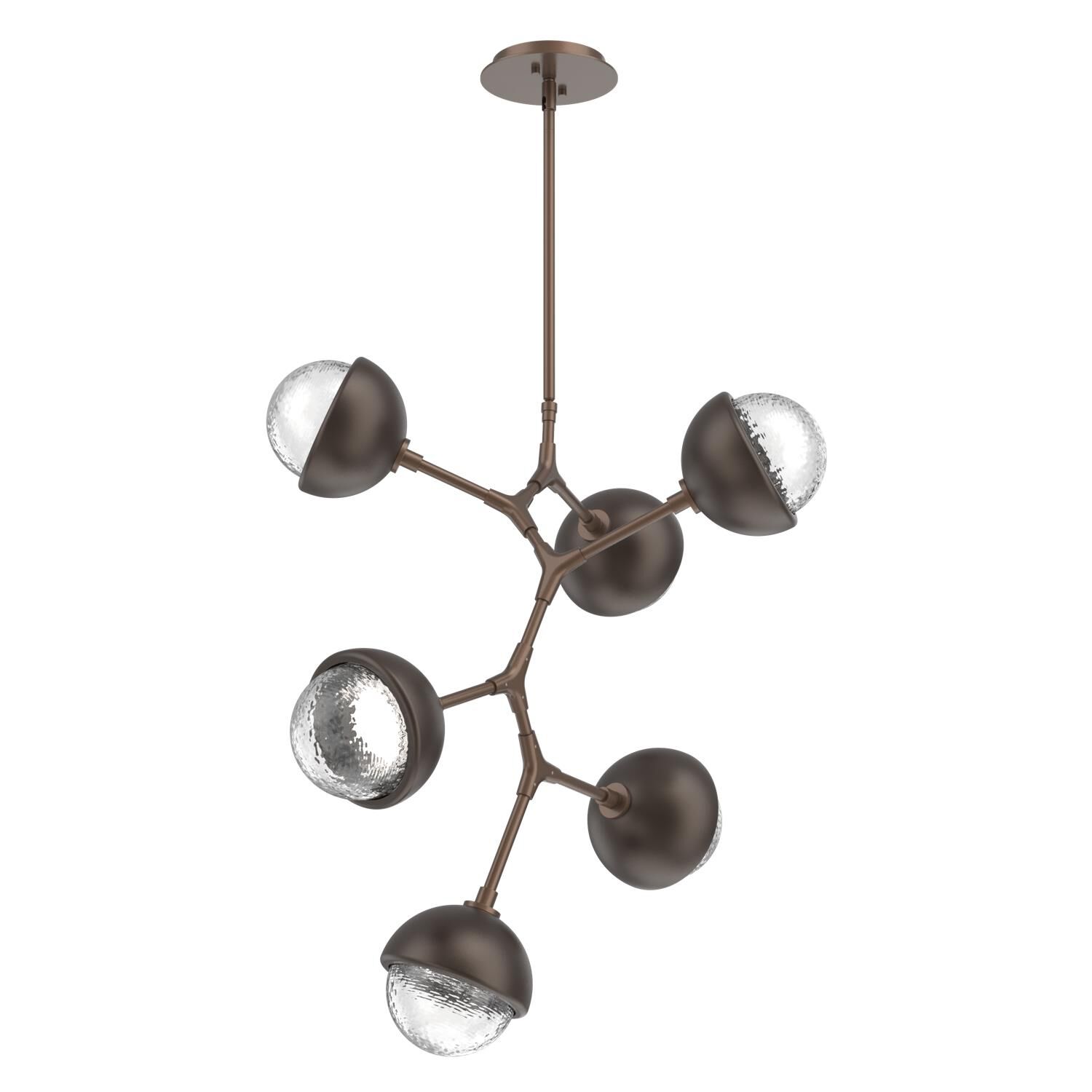 Shown in Burnished Bronze finish and Clear glass and Flat Bronze accent