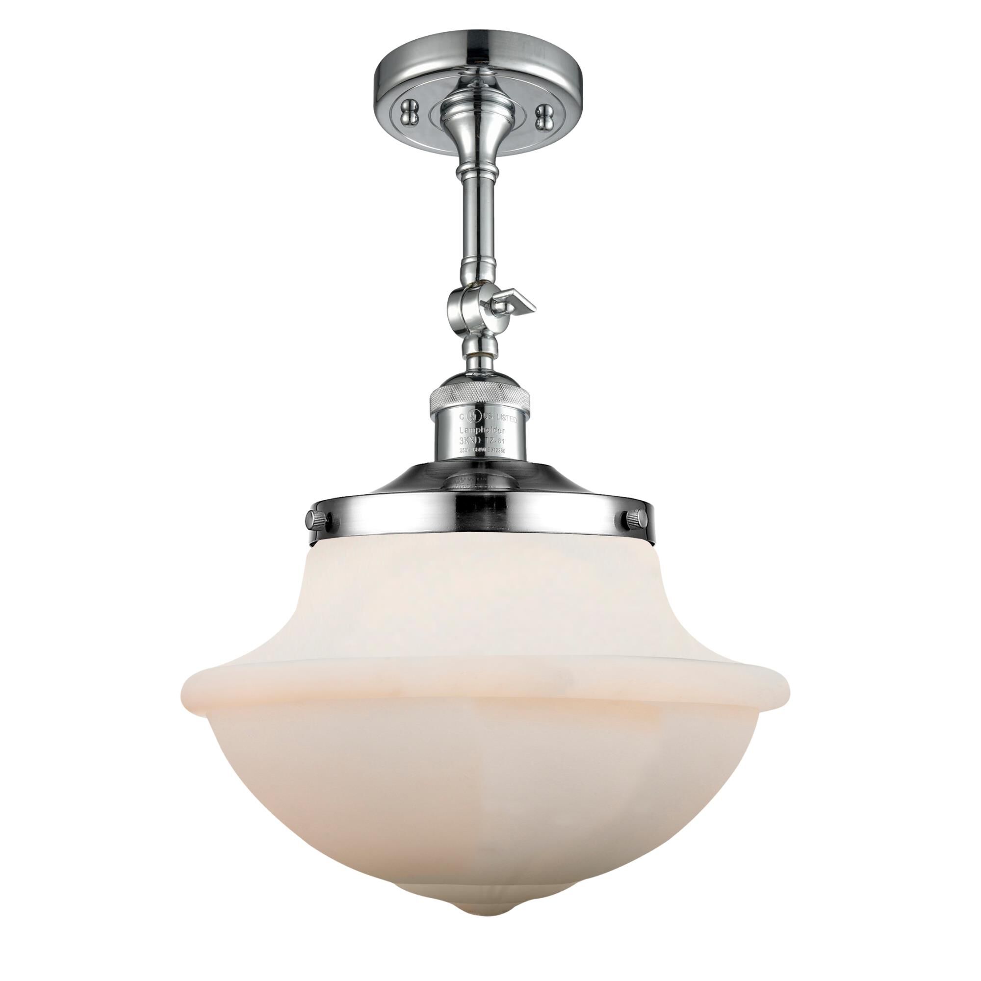 Bruno Marashlian Oxford 12 Inch 1 Light Semi Flush Mount by Innovations Lighting