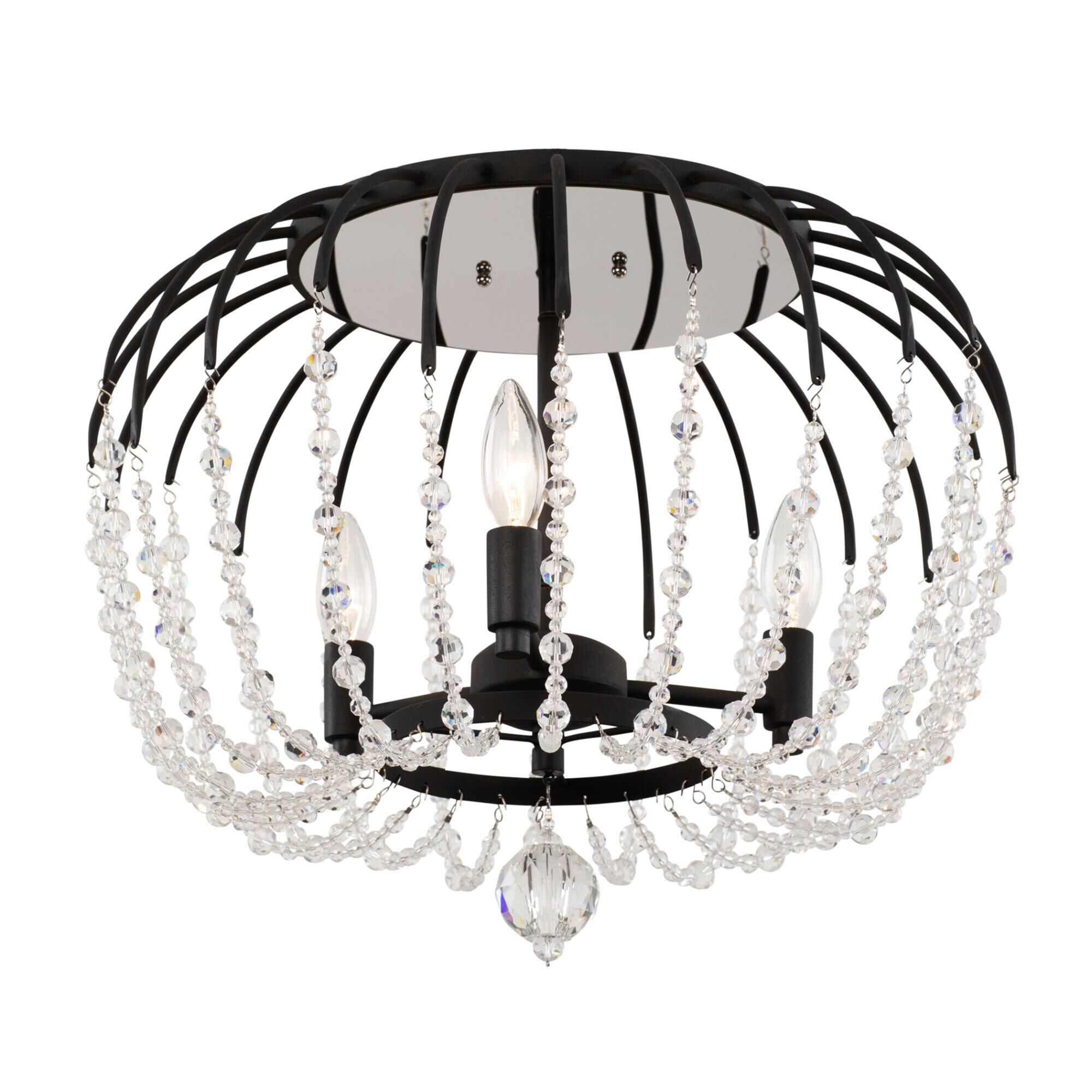 Voliere 18 Inch 3 Light Semi Flush Mount by Varaluz