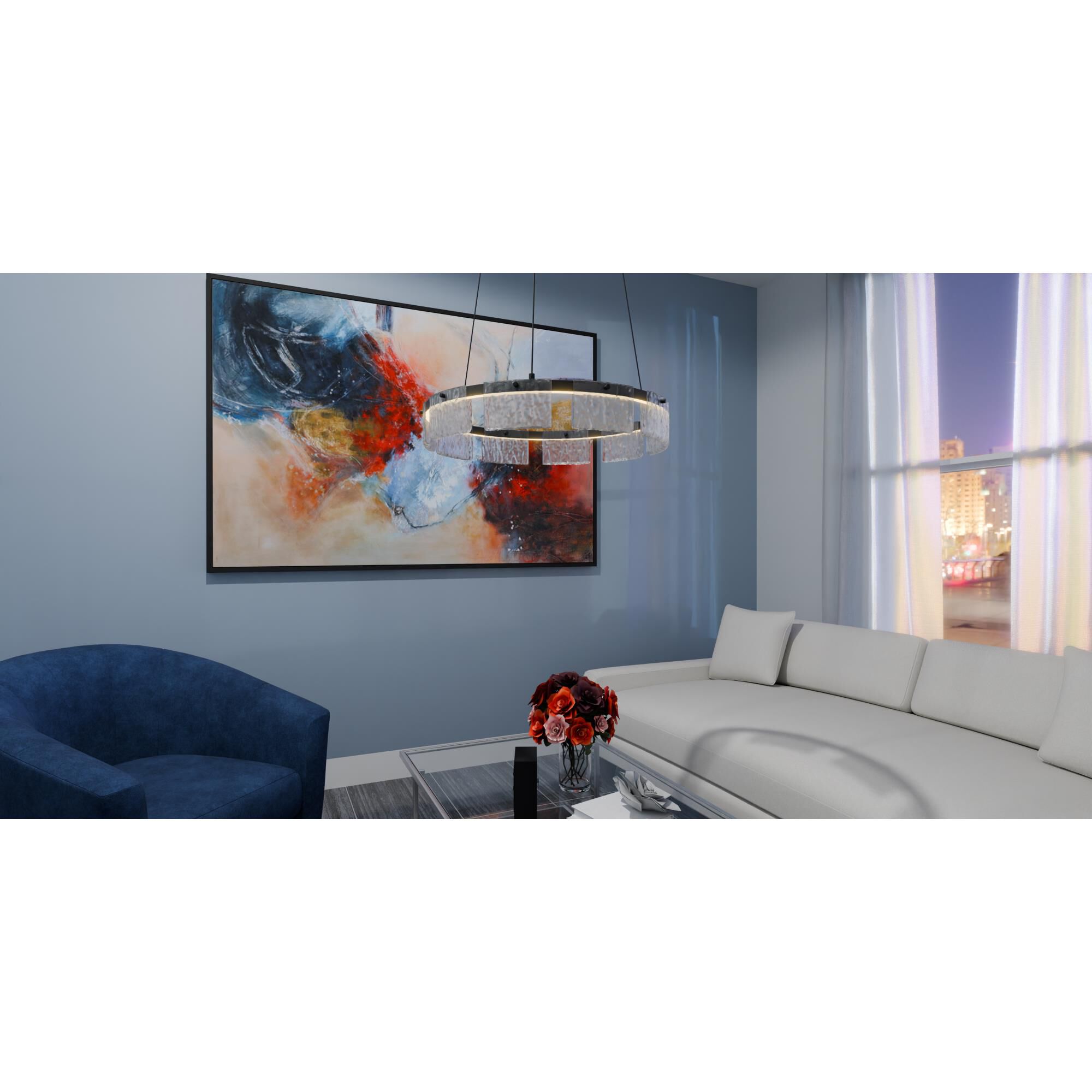 Alice 25 Inch Chandelier by Quoizel