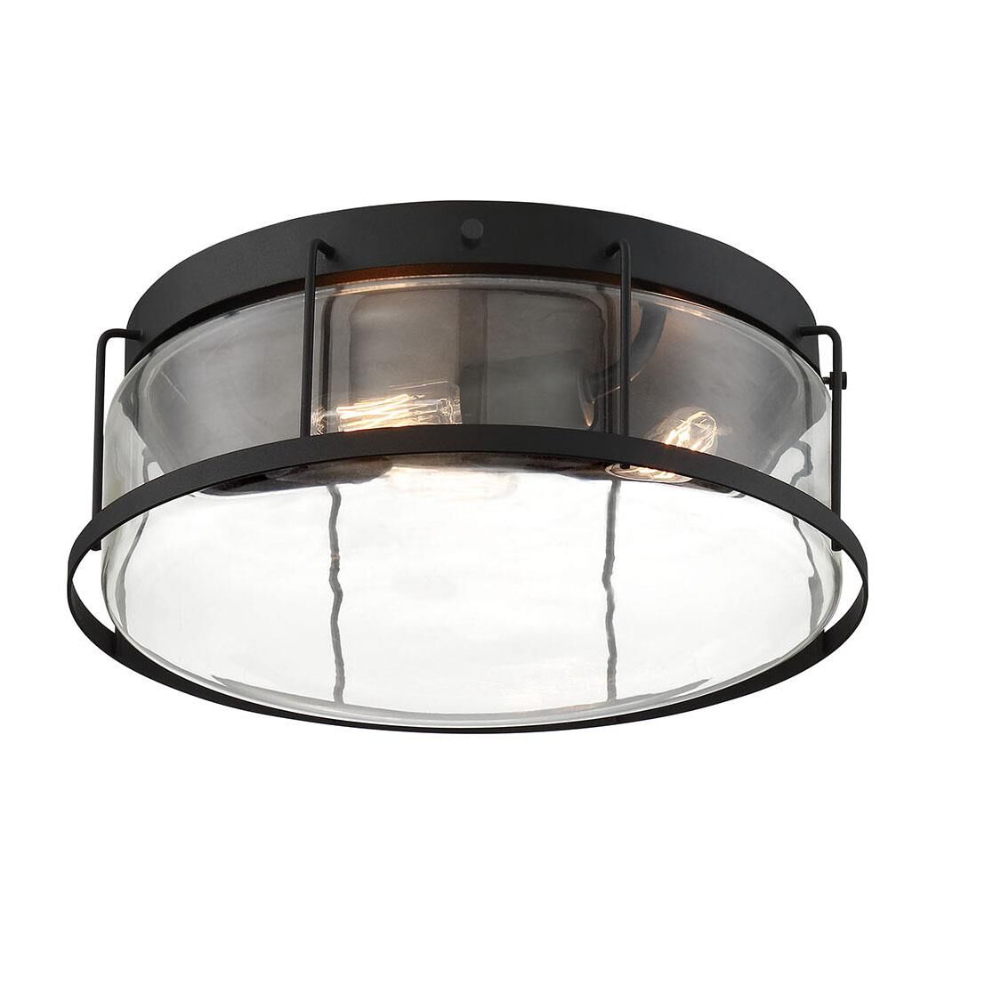 Ludlow 13 Inch 3 Light Flush Mount by Quoizel