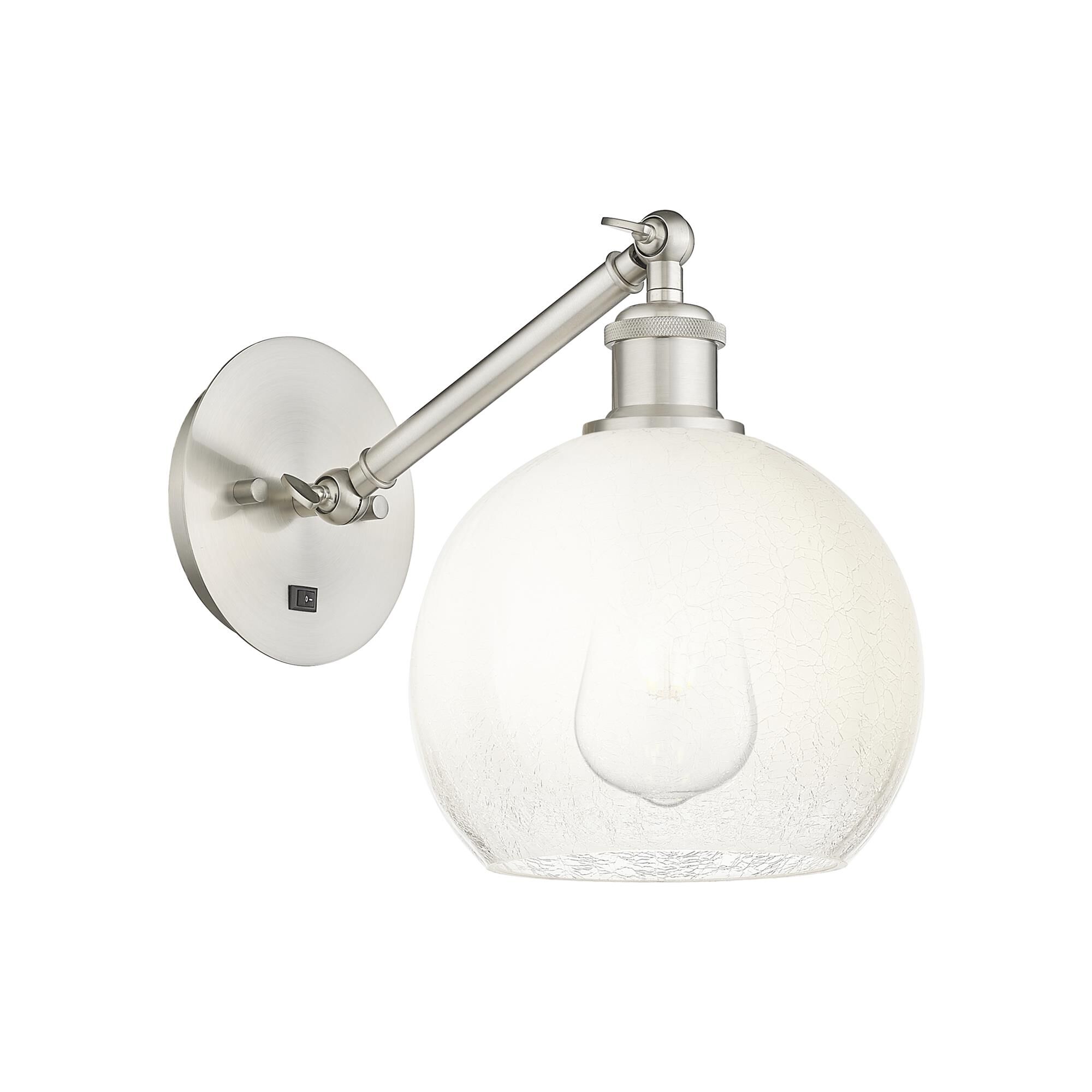 Shown in Brushed Satin Nickel finish and Opal glass
