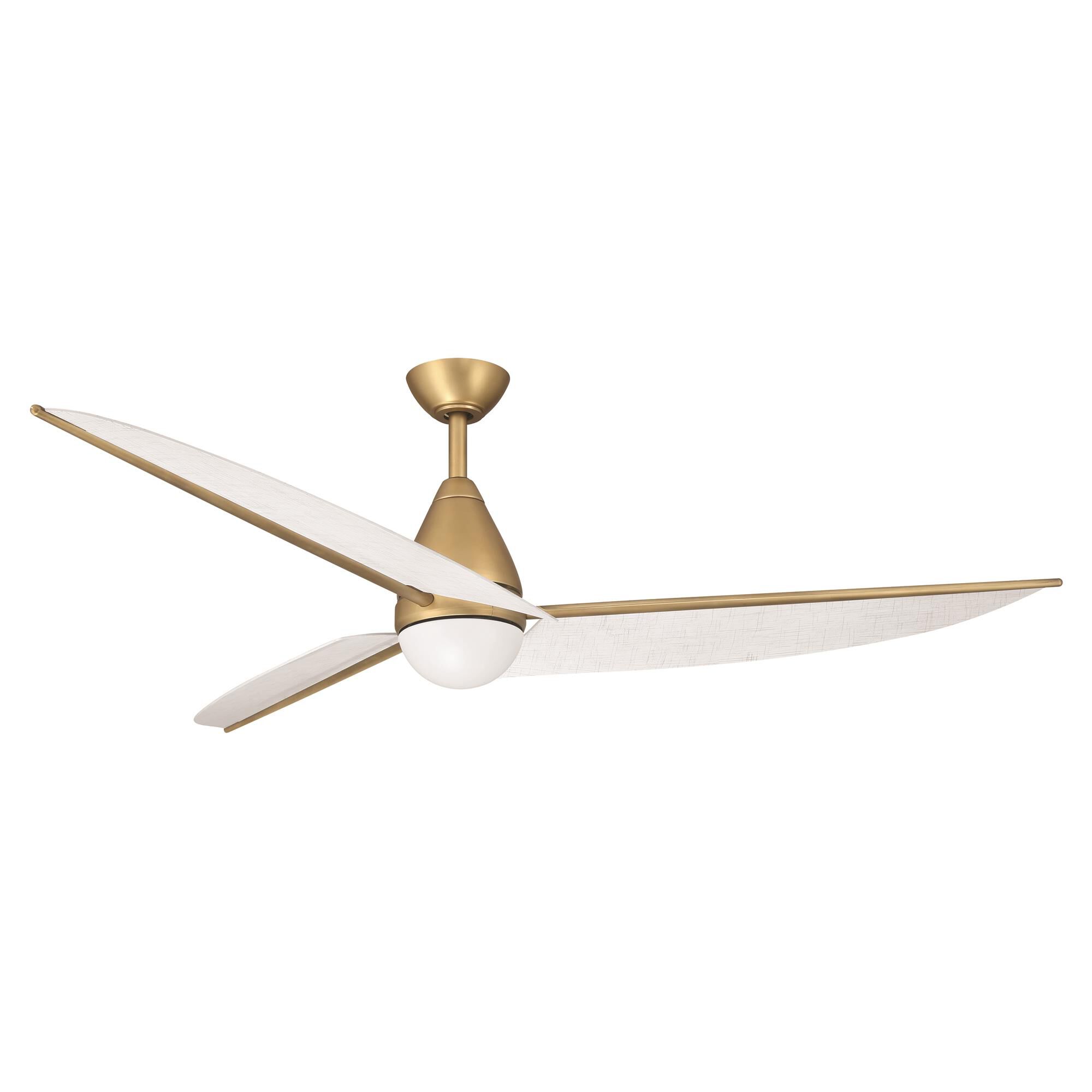 Shown in Heritage Brass finish and White shade