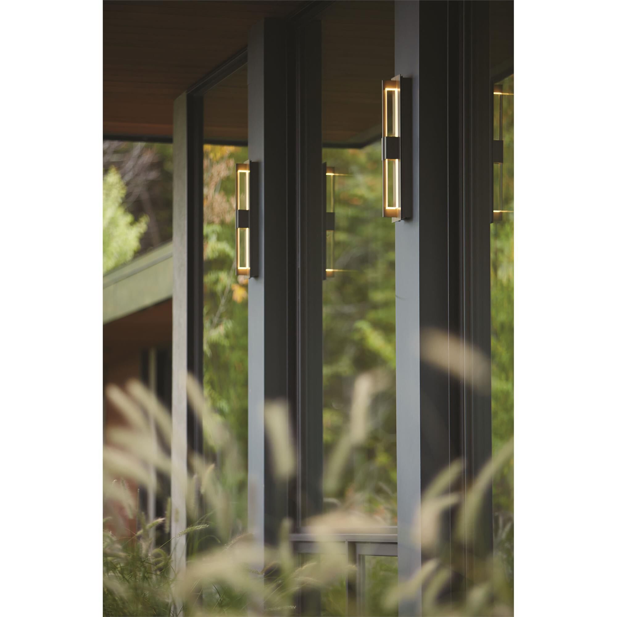 Shown in Coastal Dark Smoke finish and Clear  glass