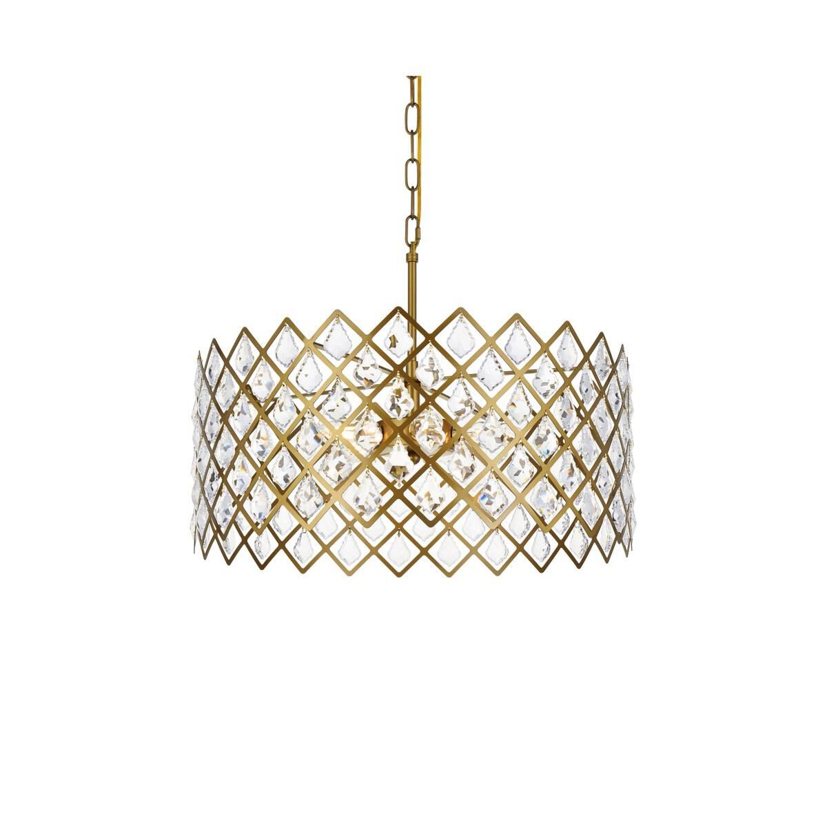 Lyla 21 Inch Large Pendant by Elegant Lighting
