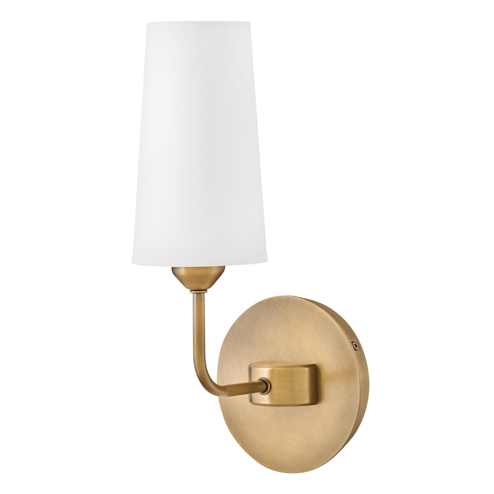 Shown in Heritage Brass finish and Natural Paper shade