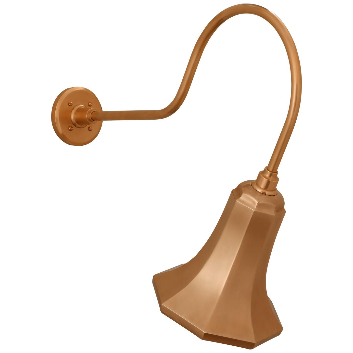 Shown in Soft Copper finish and Copper shade