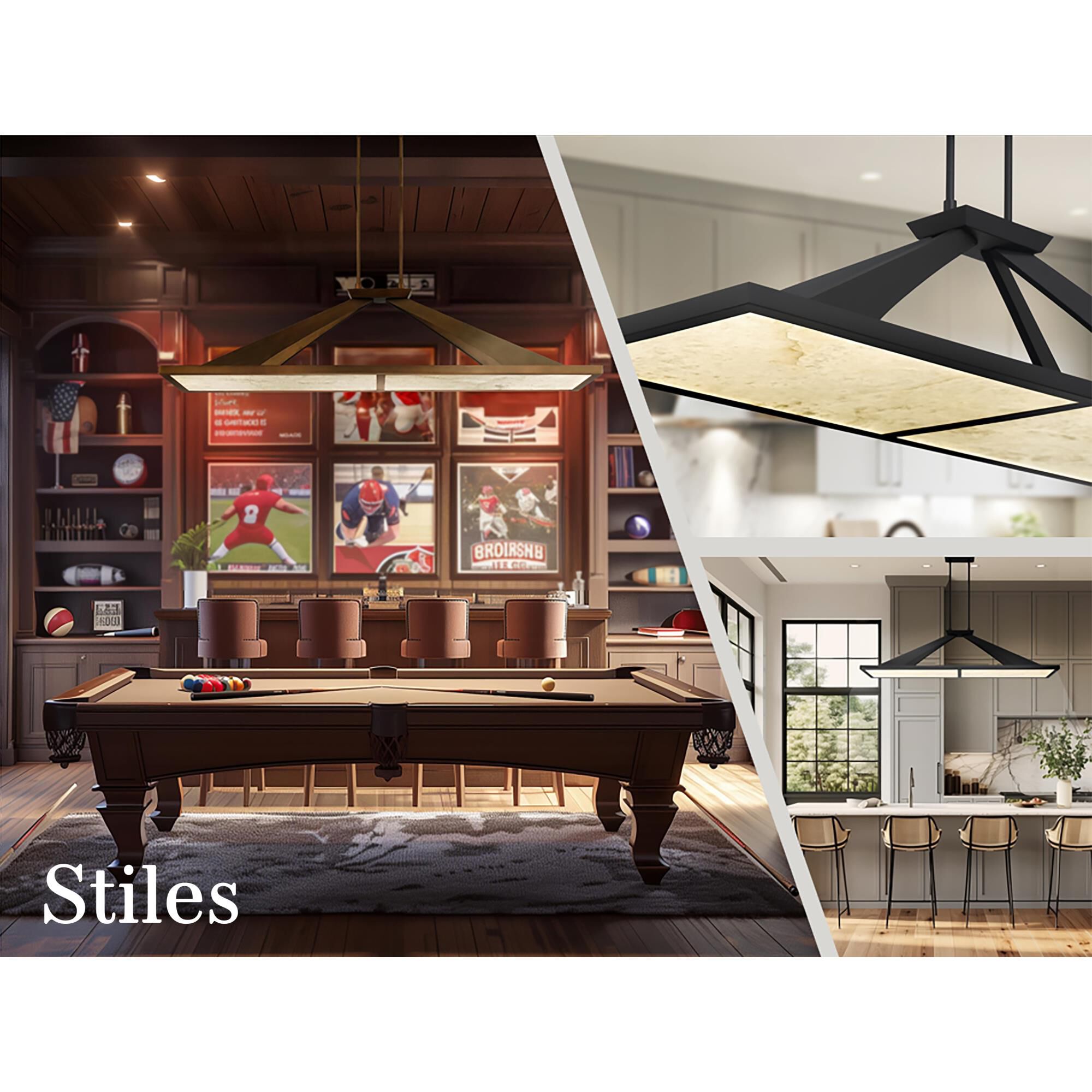 Stiles 48 Inch Linear Suspension Light by Minka Lavery