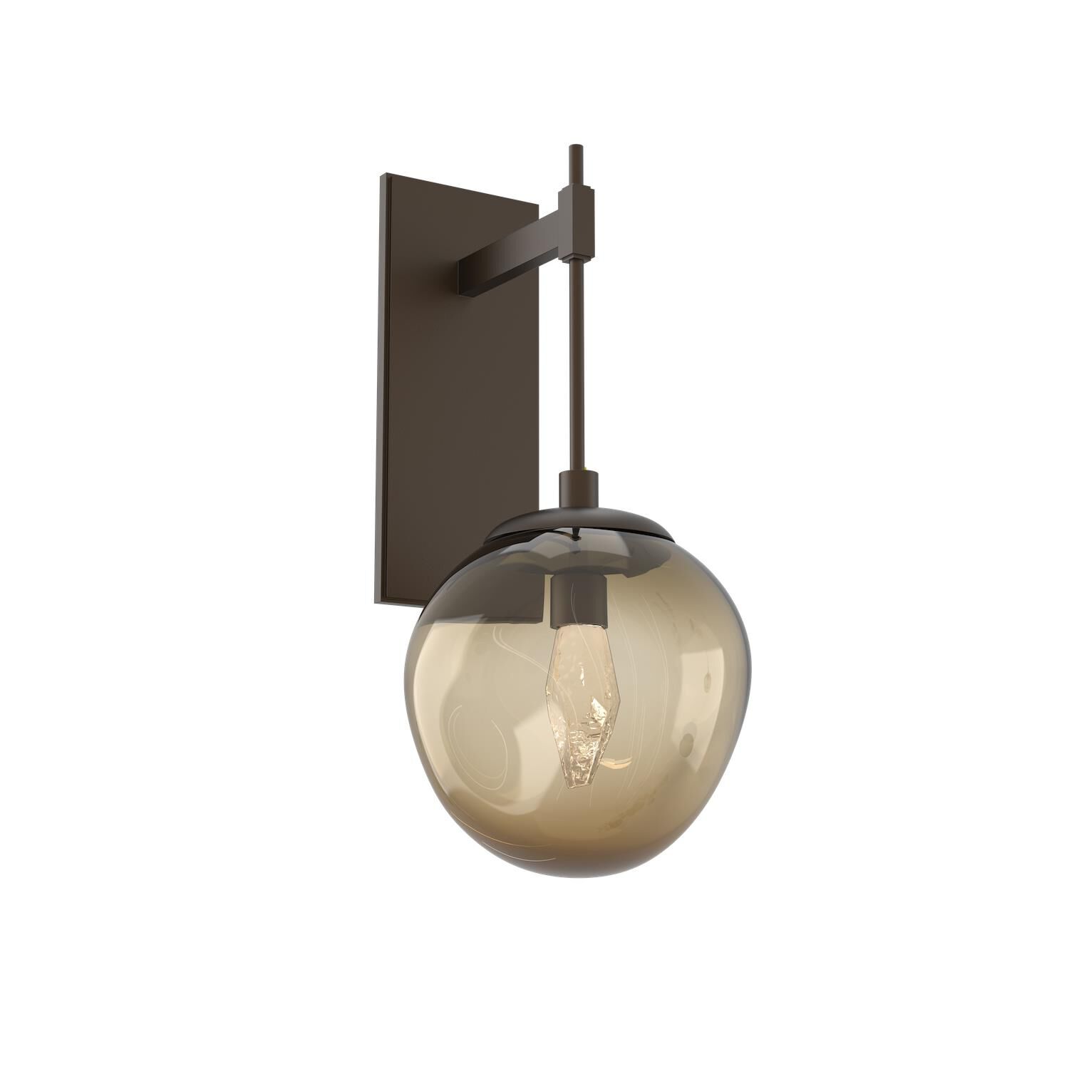 Shown in Flat Bronze finish and Bronze Geo glass