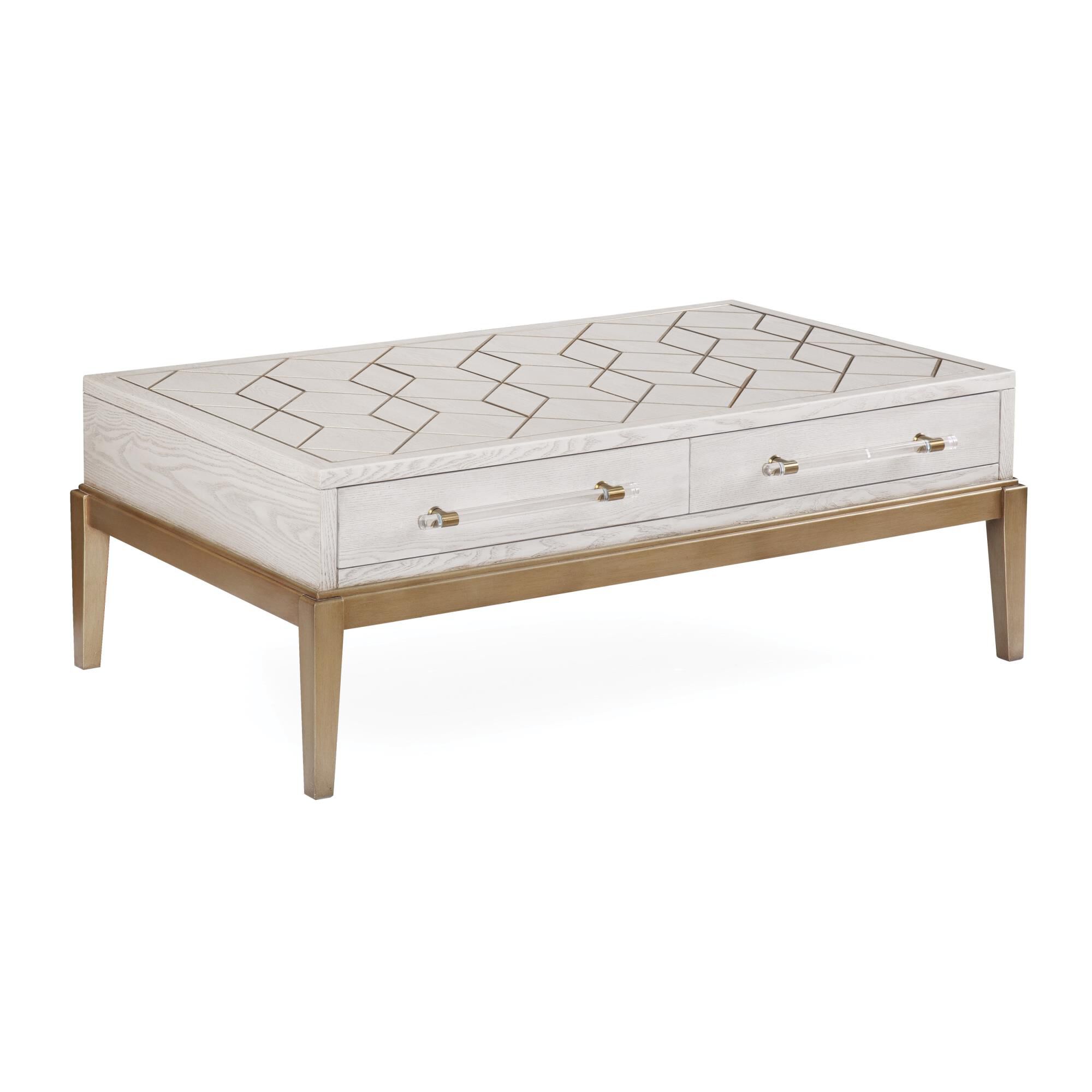 Shown in White and Brass finish