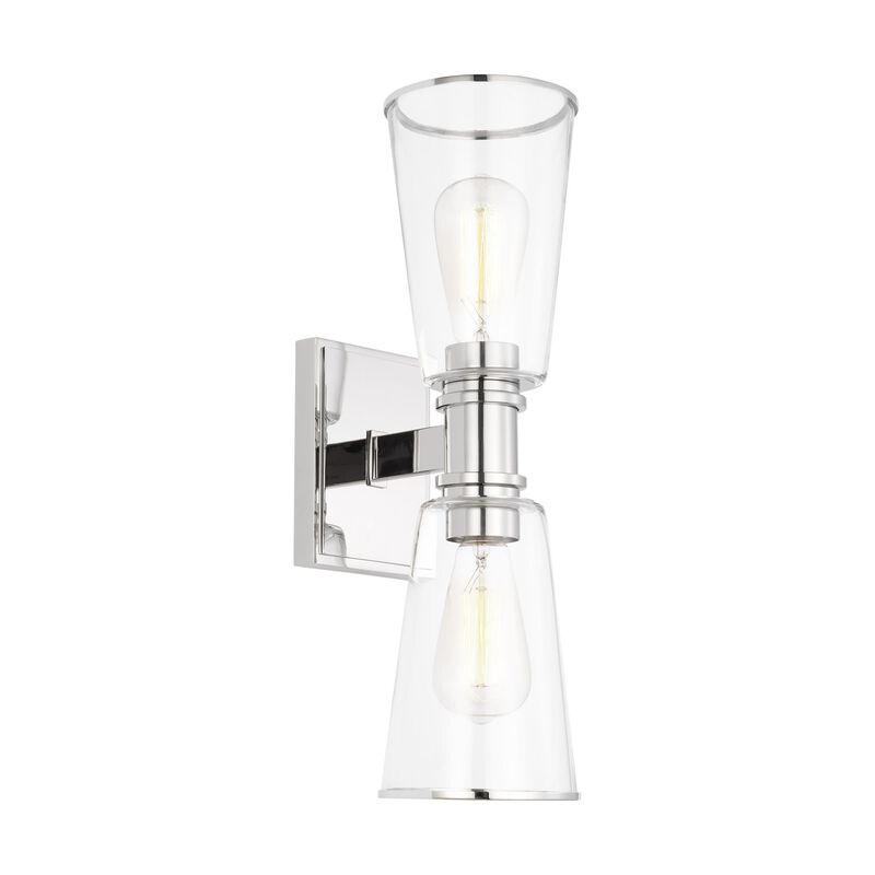 Chapman & Myers Alessa 18 Inch 2 Light Bath Vanity Light by Visual Comfort Studio